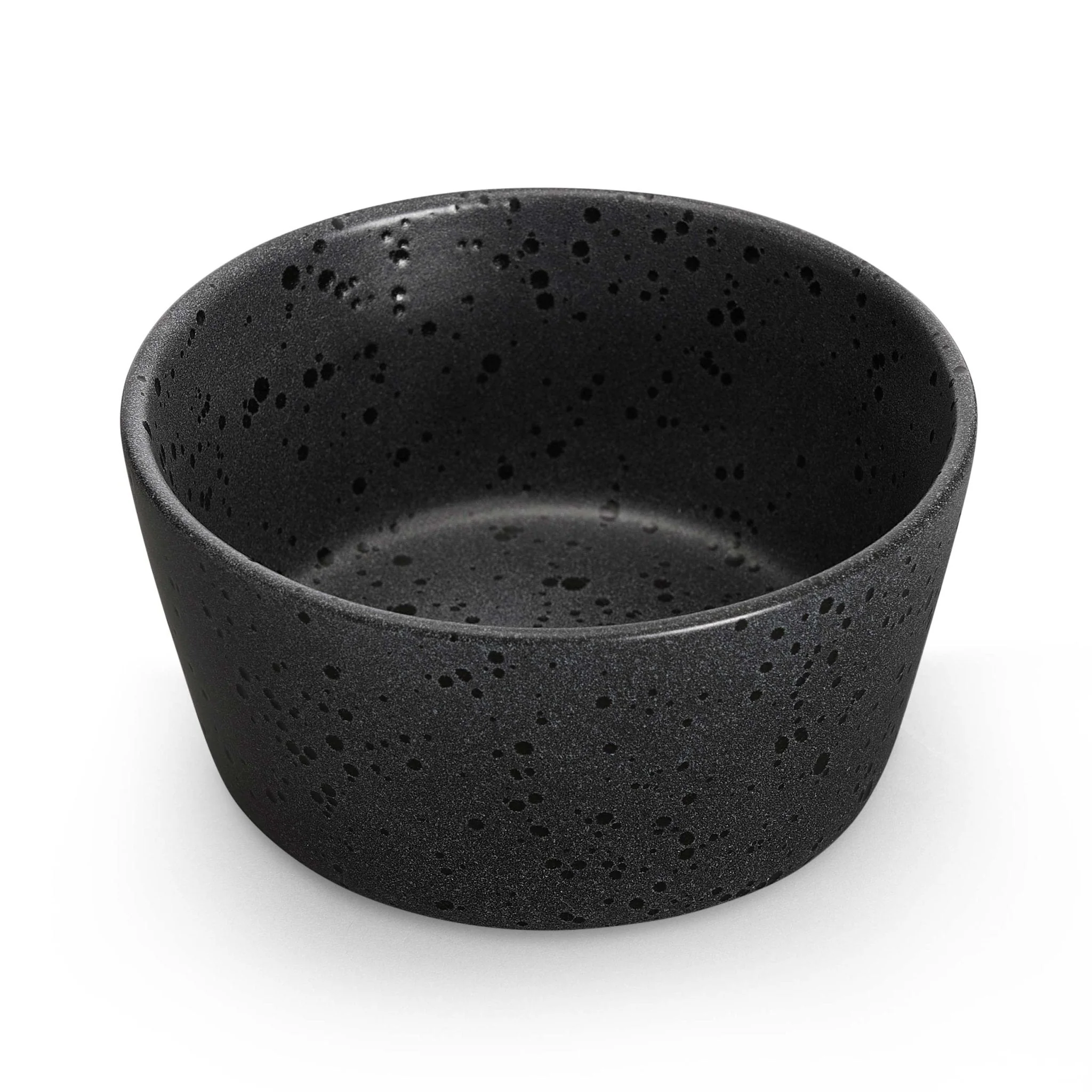 Nori Stoneware Set of 4 Cereal Bowls - Speckled Black - Image 3