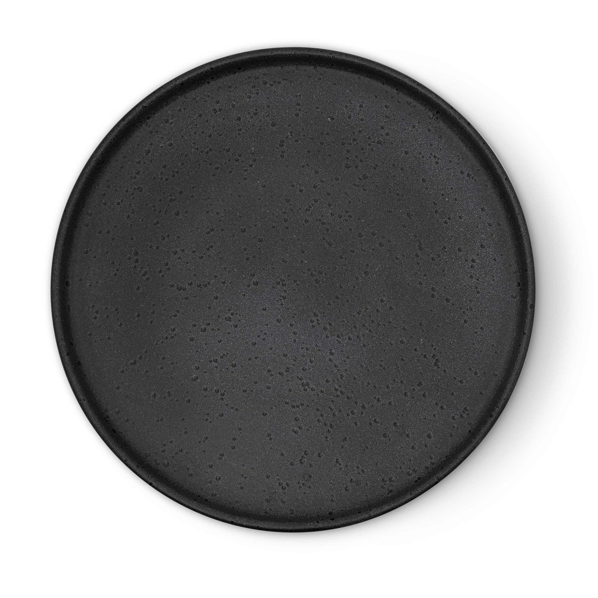 Nori Stoneware Set of 4 Dinner Plates - Speckled Black - Image 5