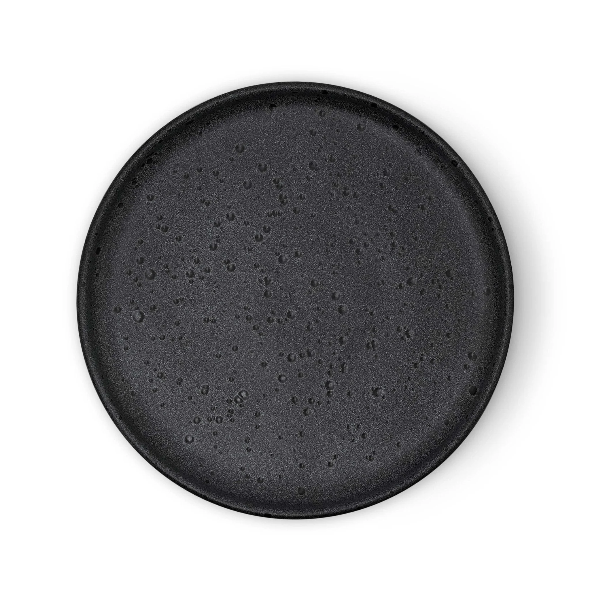 Nori Stoneware Set of 4 Side Plates - Speckled Black - Image 5
