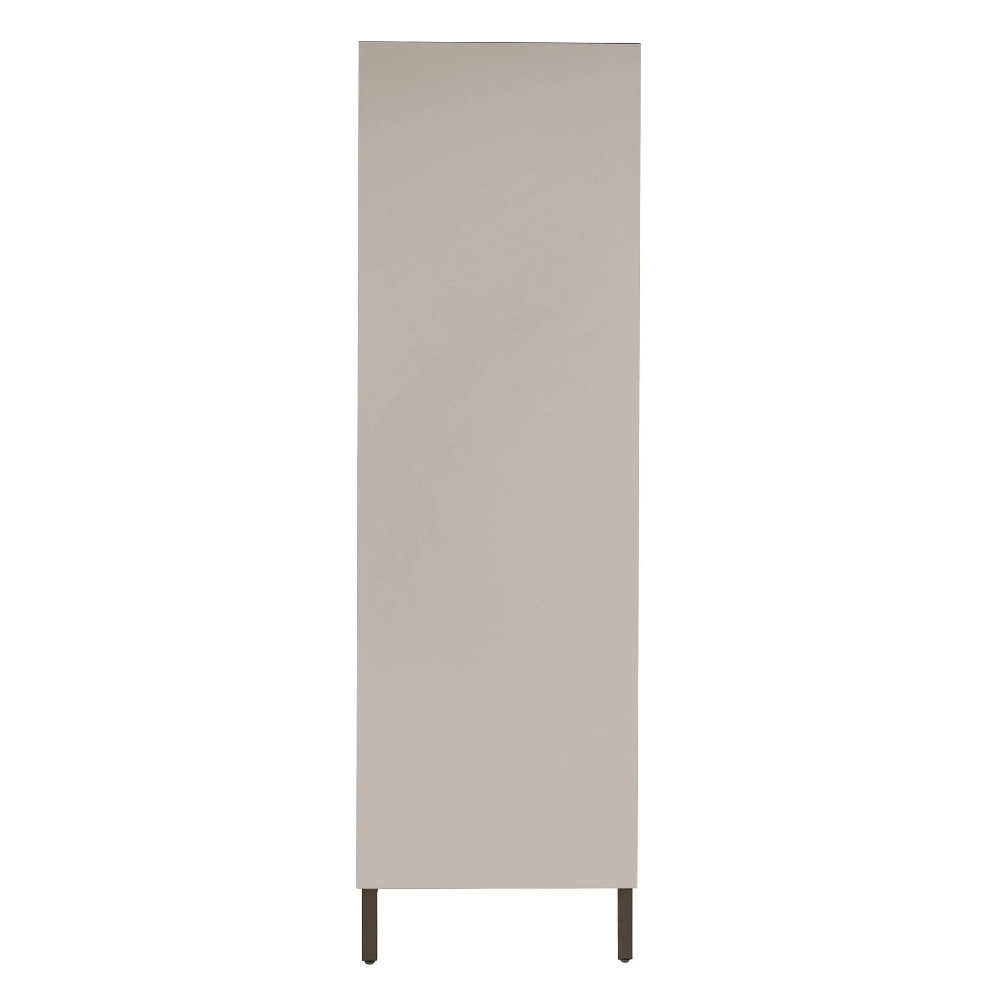 Nova 2 Door Wardrobe with Drawer - Taupe - Image 6