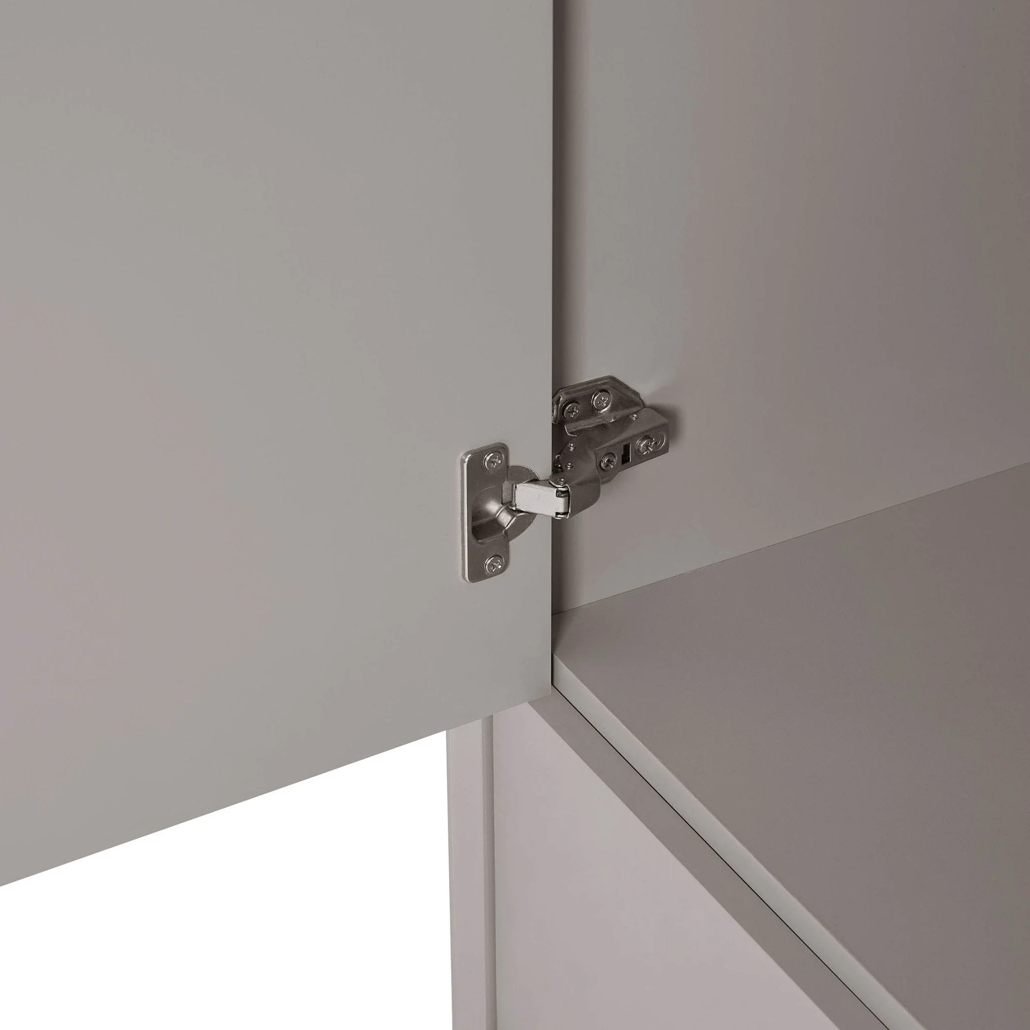 Nova 3 Door Wardrobe with Drawers - Taupe - Image 6