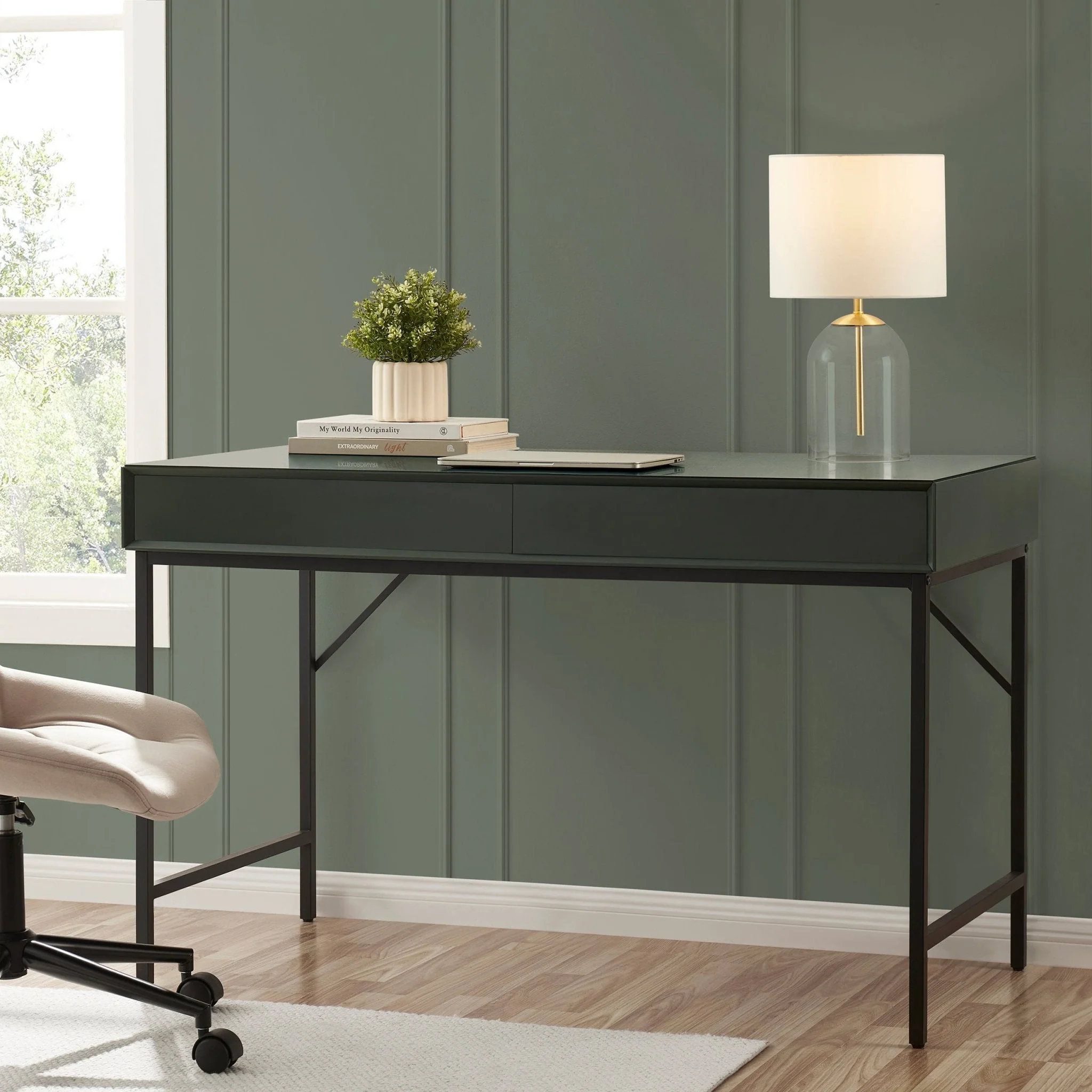 Nova Desk - Forest Green