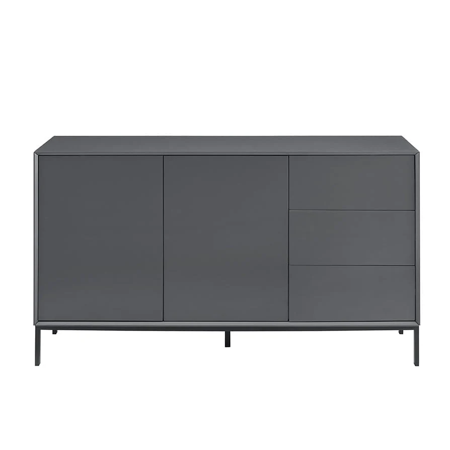 Nova Large Sideboard with Drawers - Charcoal - Image 5
