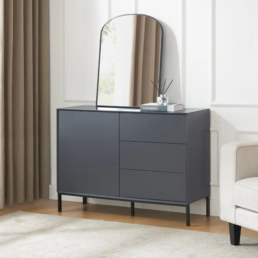 Nova Small Sideboard with Drawers - Charcoal - Image 5
