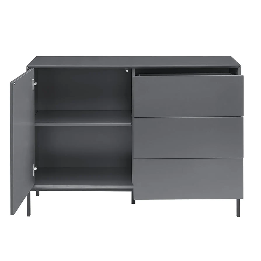 Nova Small Sideboard with Drawers - Charcoal - Image 8