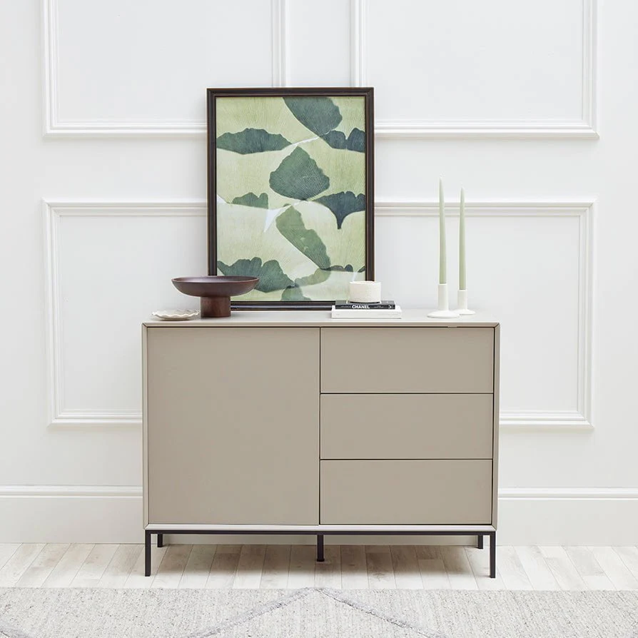 Nova Small Sideboard with Drawers - Taupe - Image 3