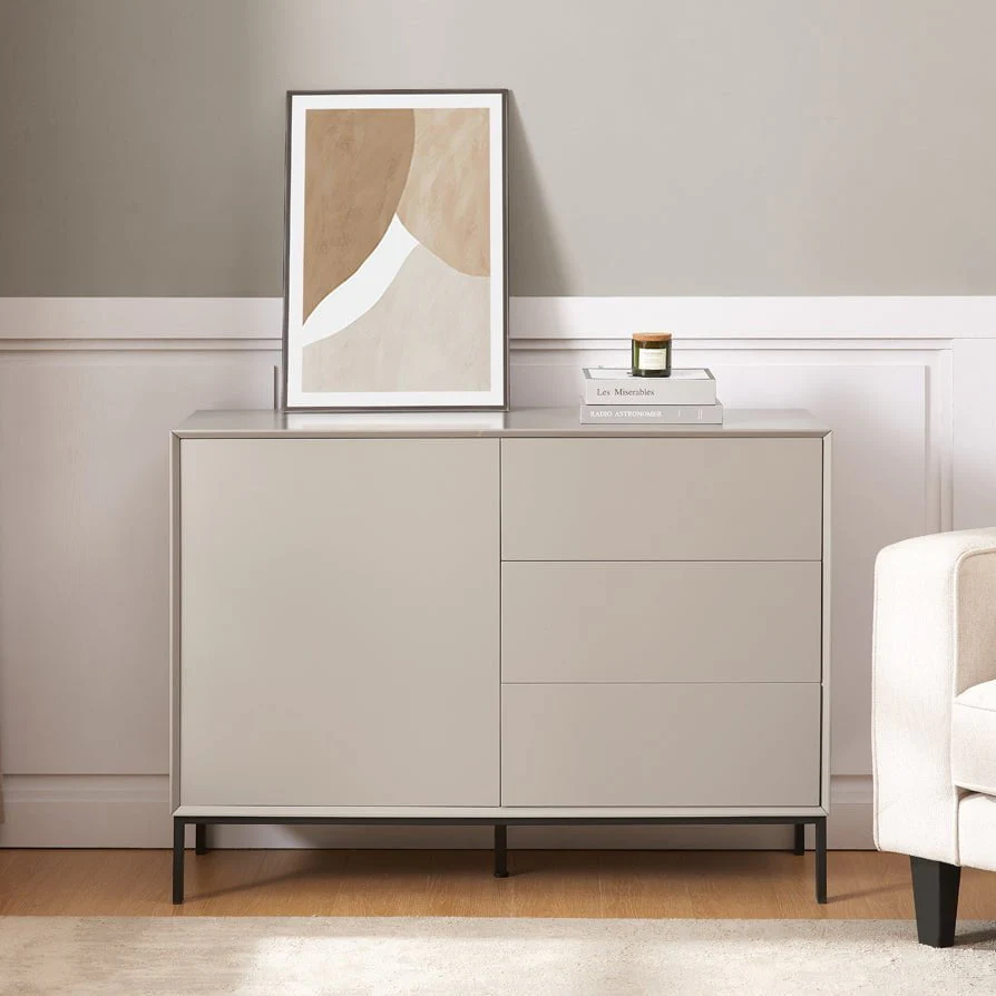 Nova Small Sideboard with Drawers - Taupe - Image 5