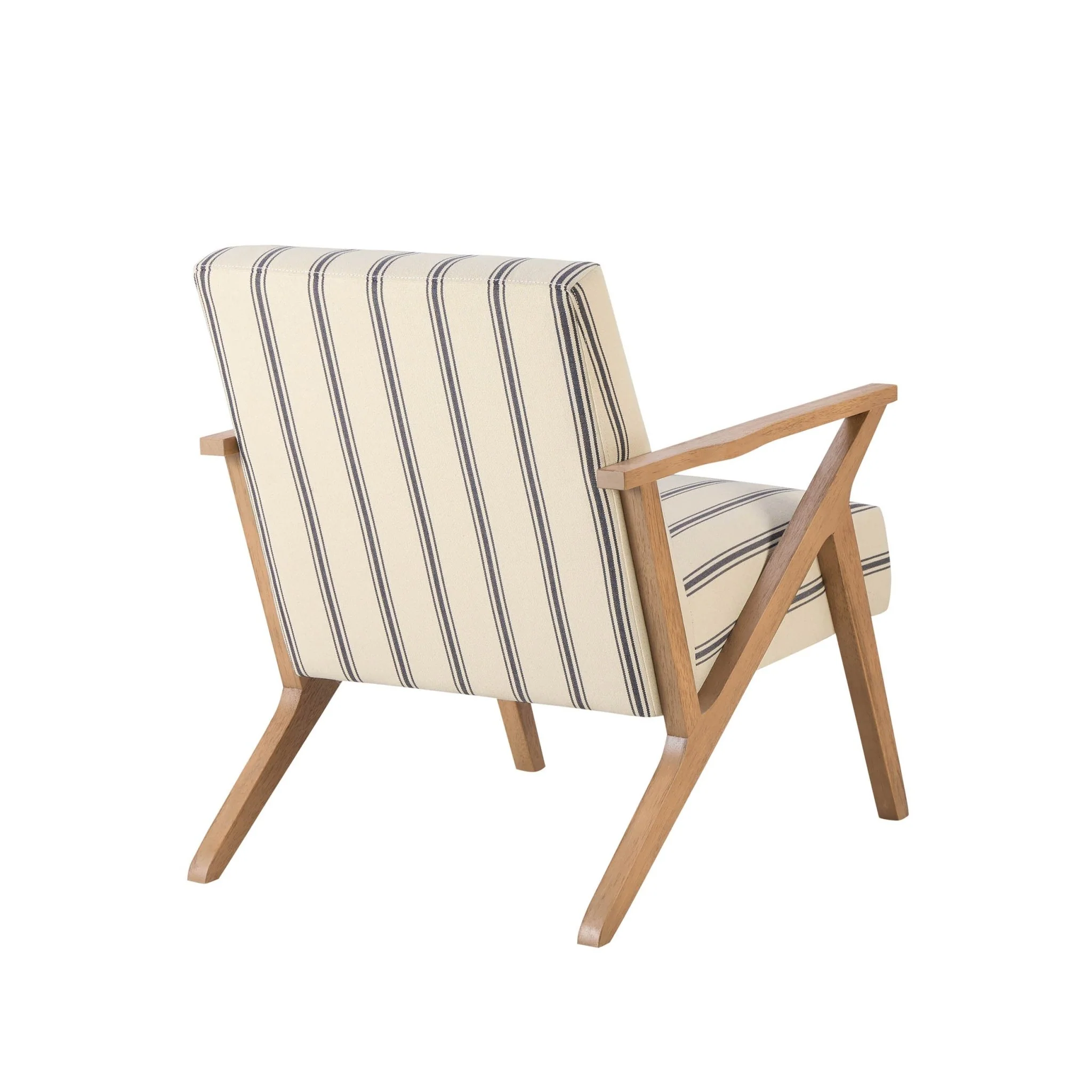Nyla Accent Chair - Blue Stripe - Image 4