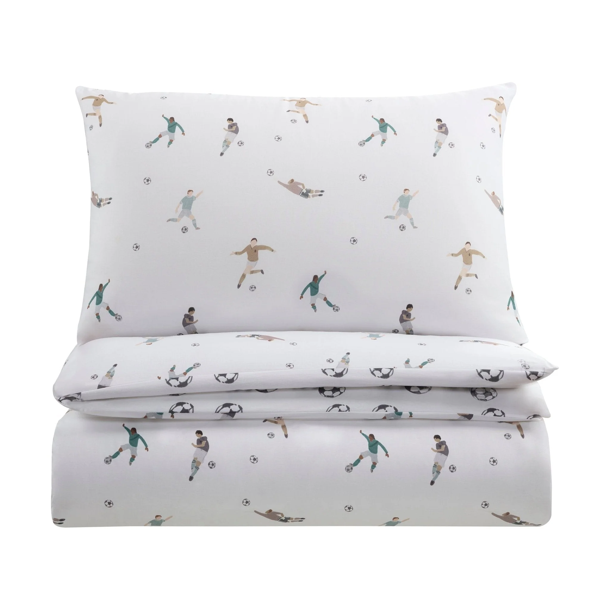 Oscar Reversible Football 100% Cotton Kids Duvet Cover Set - Image 7