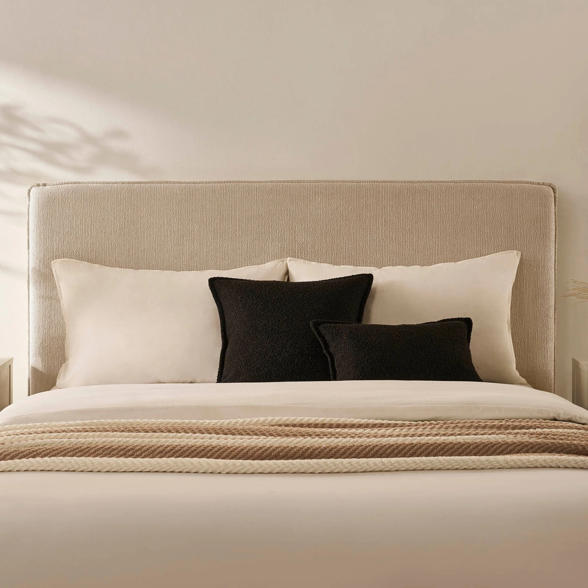 Oslo Ottoman Storage Bed - Textured Oatmeal - Image 5