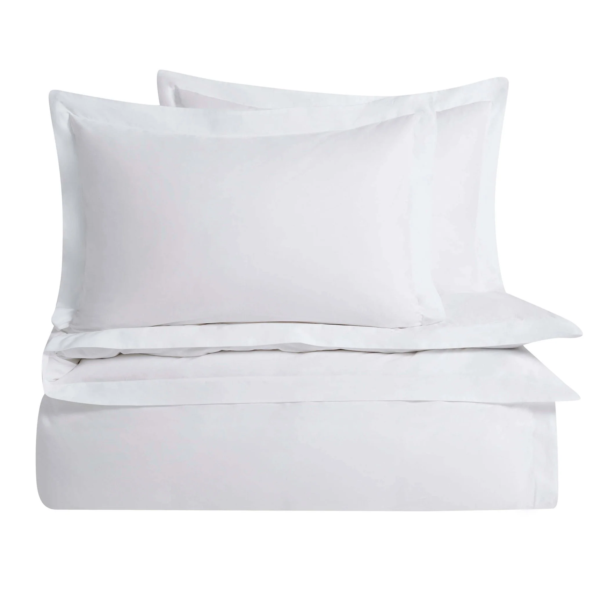 Pair of Anti-Allergy 200 Thread Count Oxford Pillowcases - White - Image 4