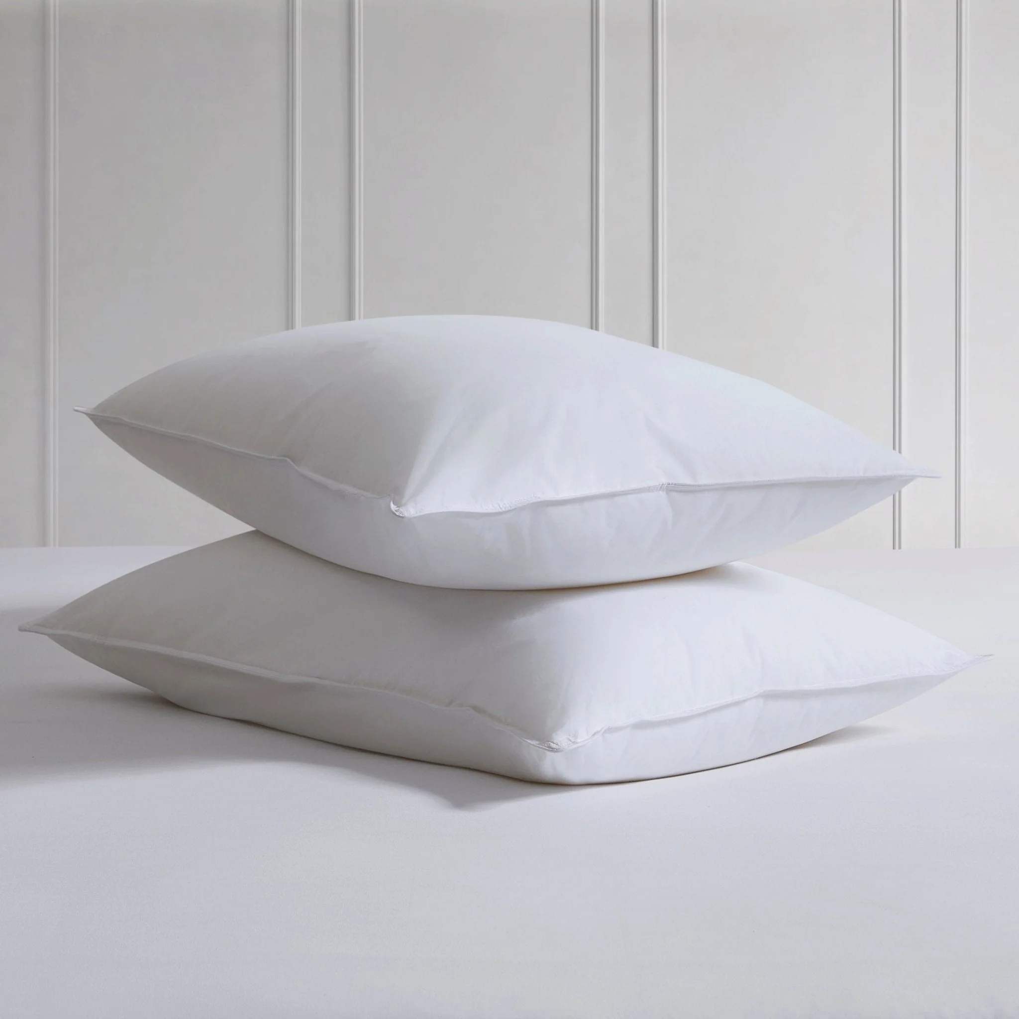 Pair of Anti-Allergy Feels Like Down Quilted Pillow Protectors - Image 3