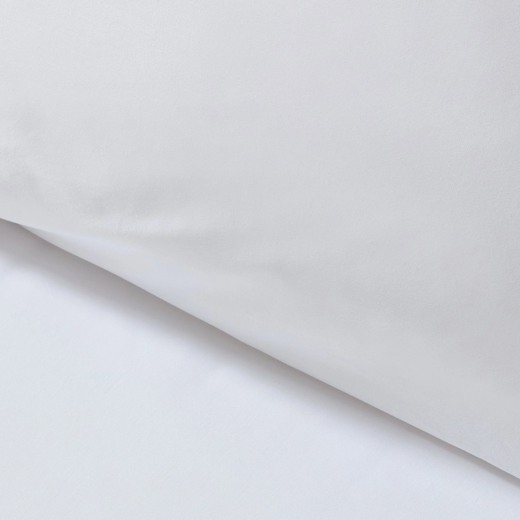 Pair of Plain-Dye Classic Pillowcases - 200 Thread Count  - White - Image 3