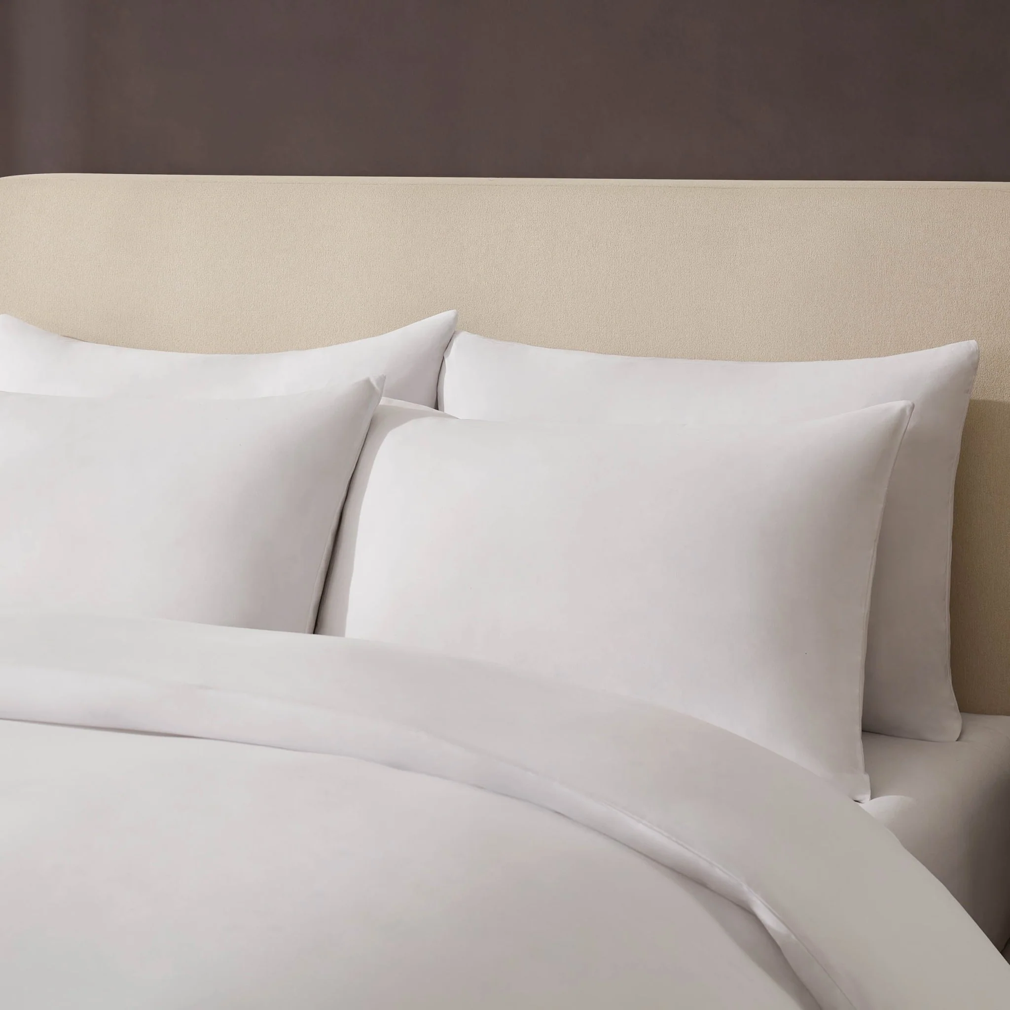 Pair of Soft Touch Microfibre Pillowcases - White