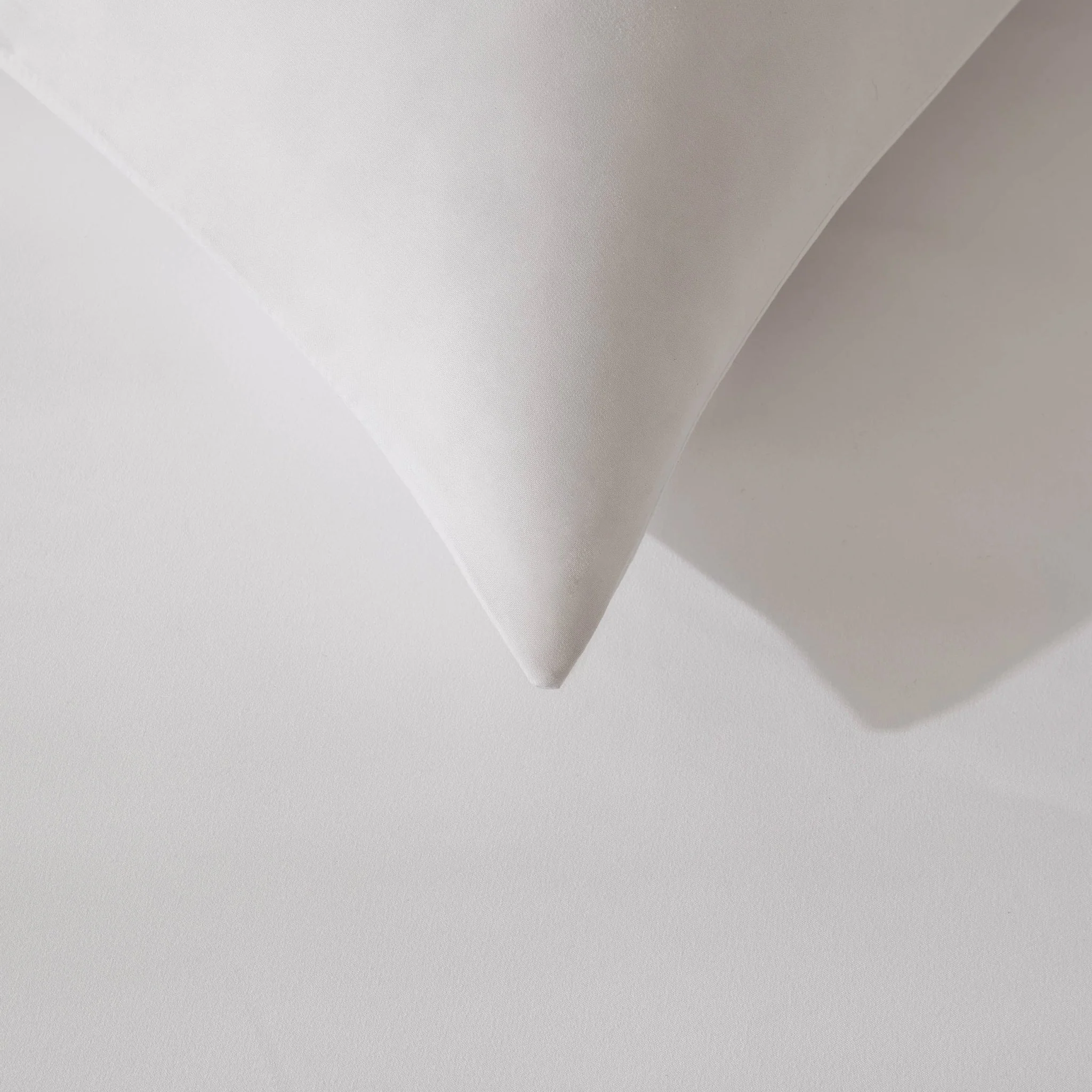 Pair of Soft Touch Microfibre Pillowcases - White - Image 2