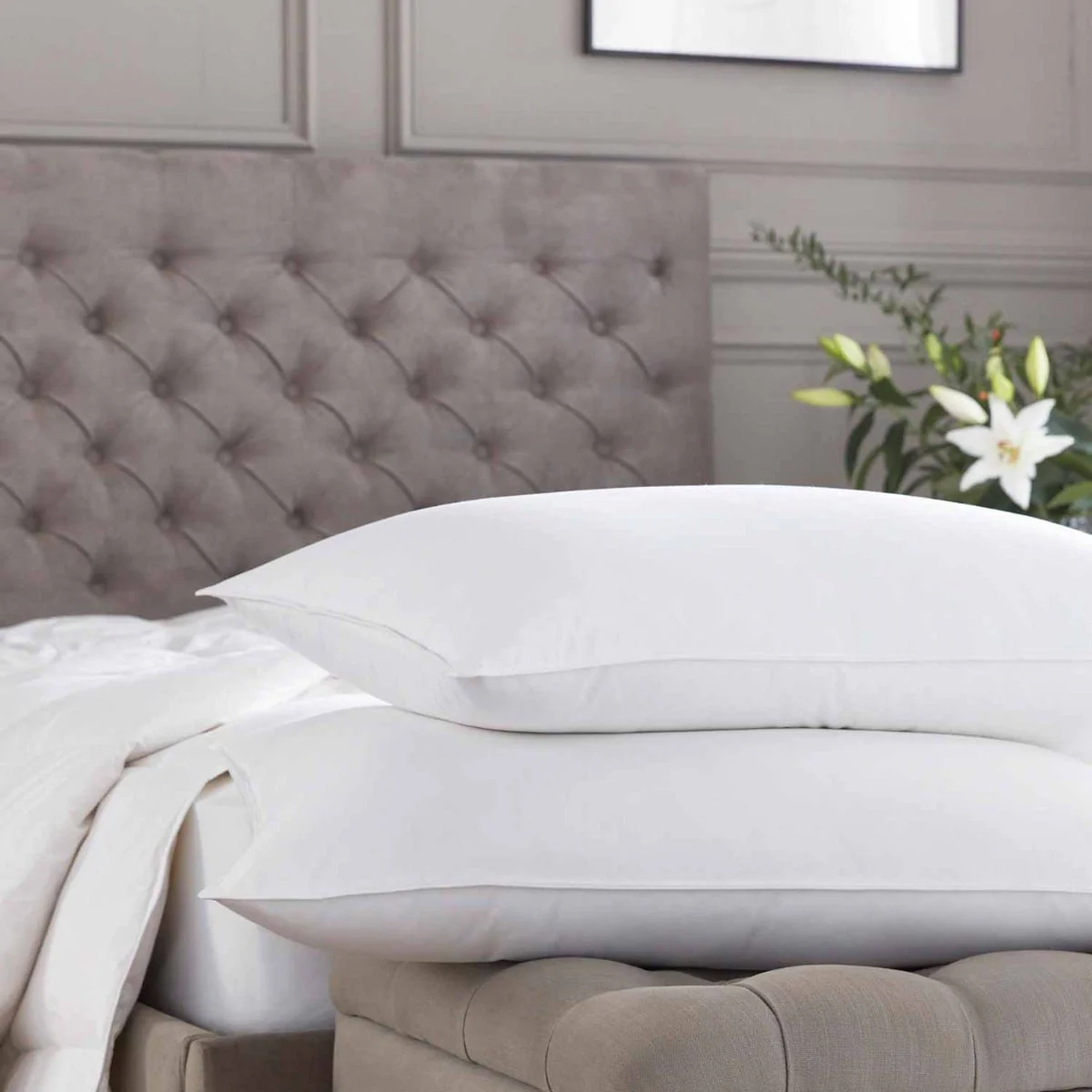 Pair of Supreme Goose Down Pillows - Image 3