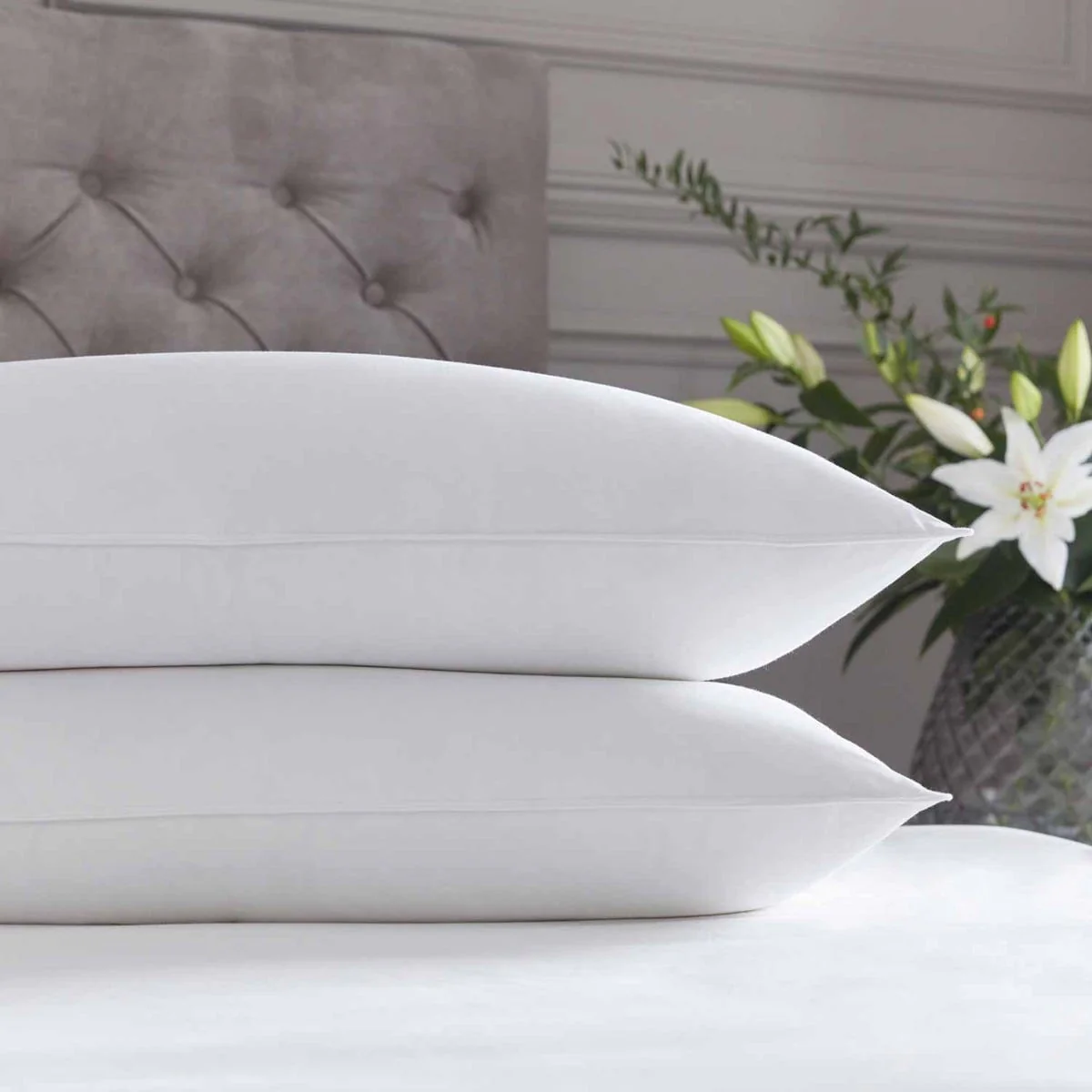 Pair of Supreme Goose Down Pillows - Image 5