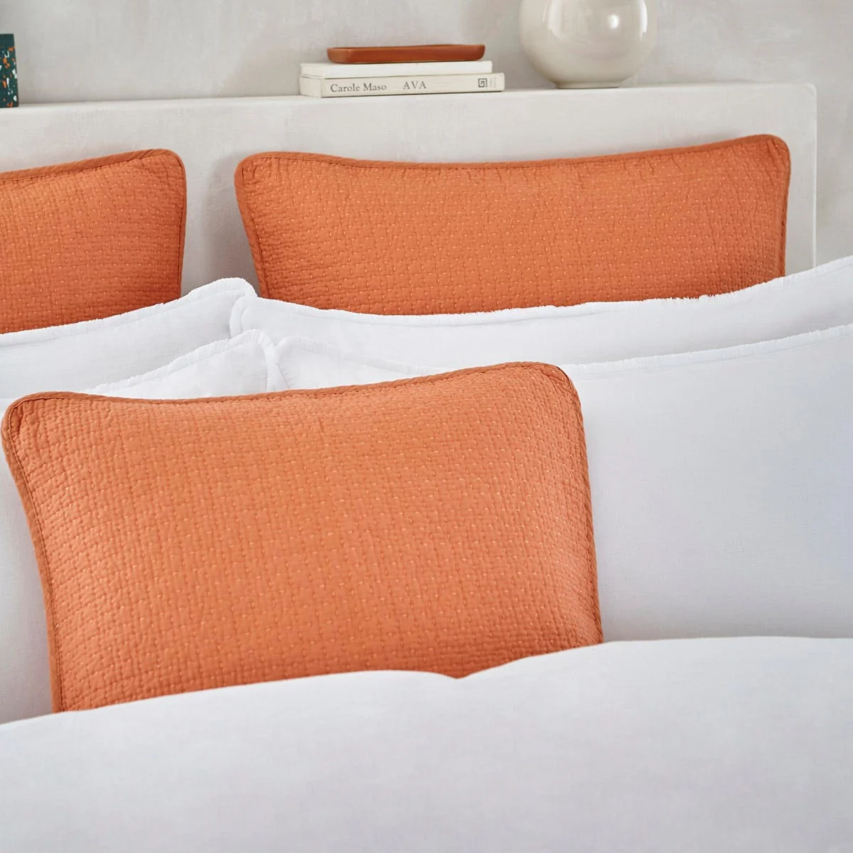 Palma Cushion Cover - Burnt Orange