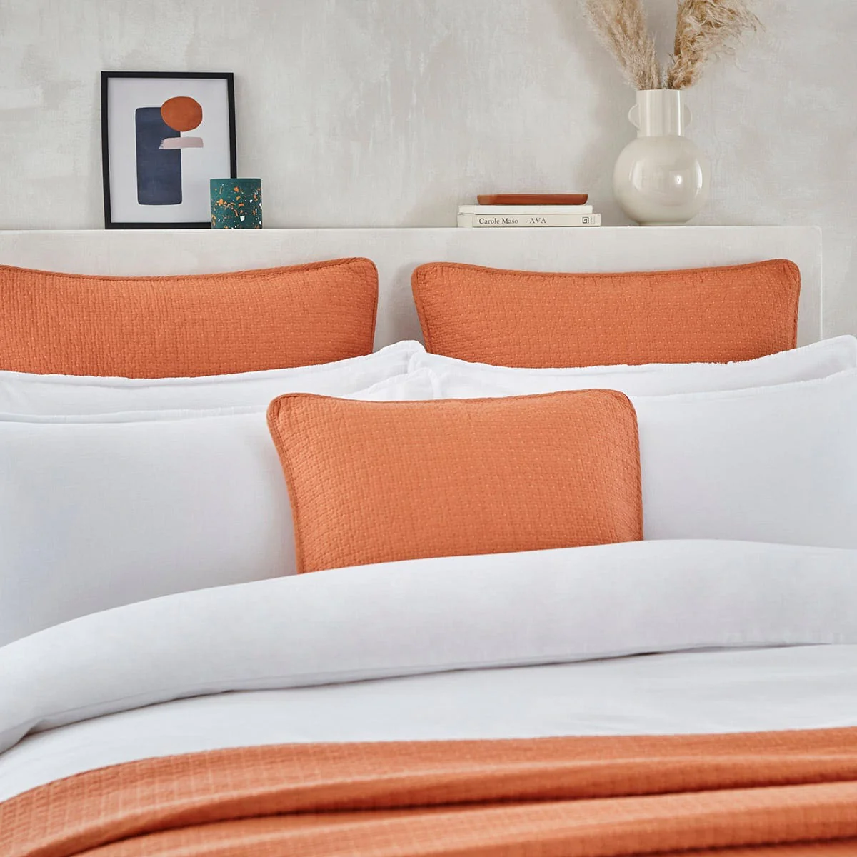 Palma Cushion Cover - Burnt Orange - Image 3