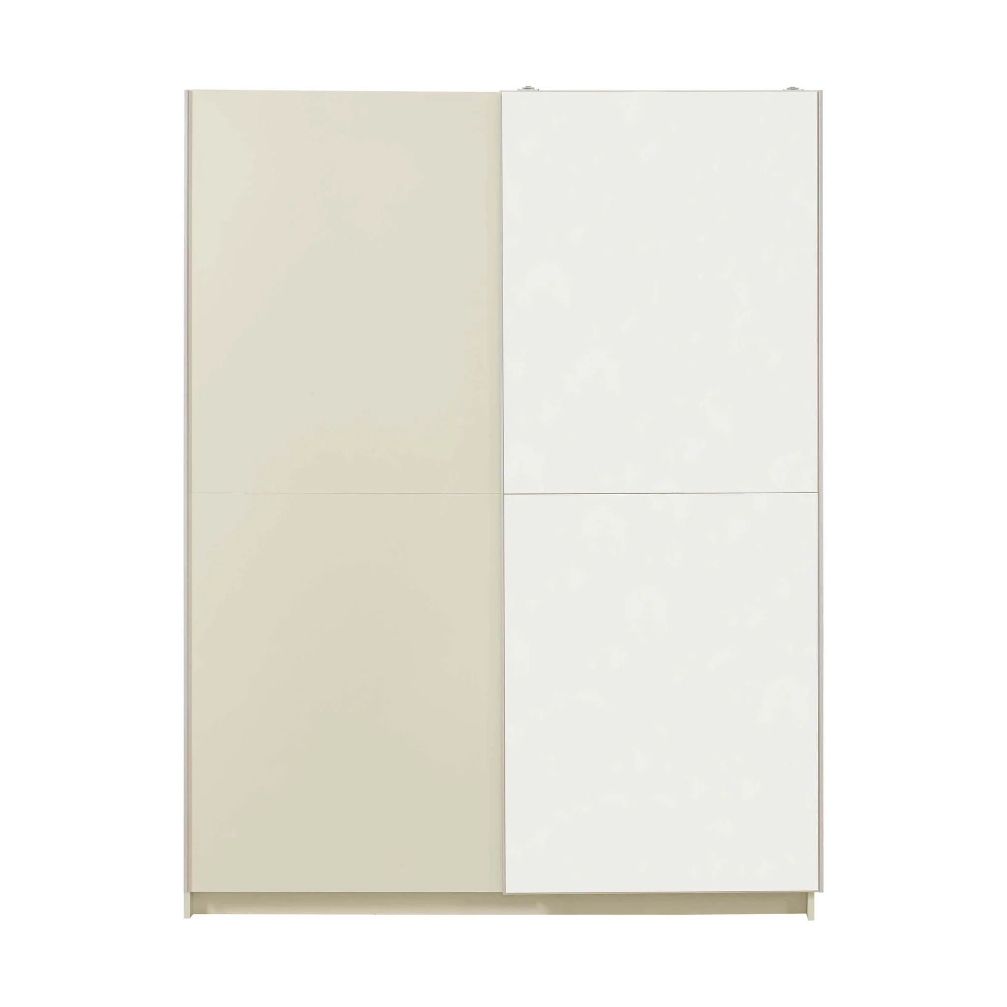 Penelope 150cm 2 Door Sliding Wardrobe - Cream - Image 4