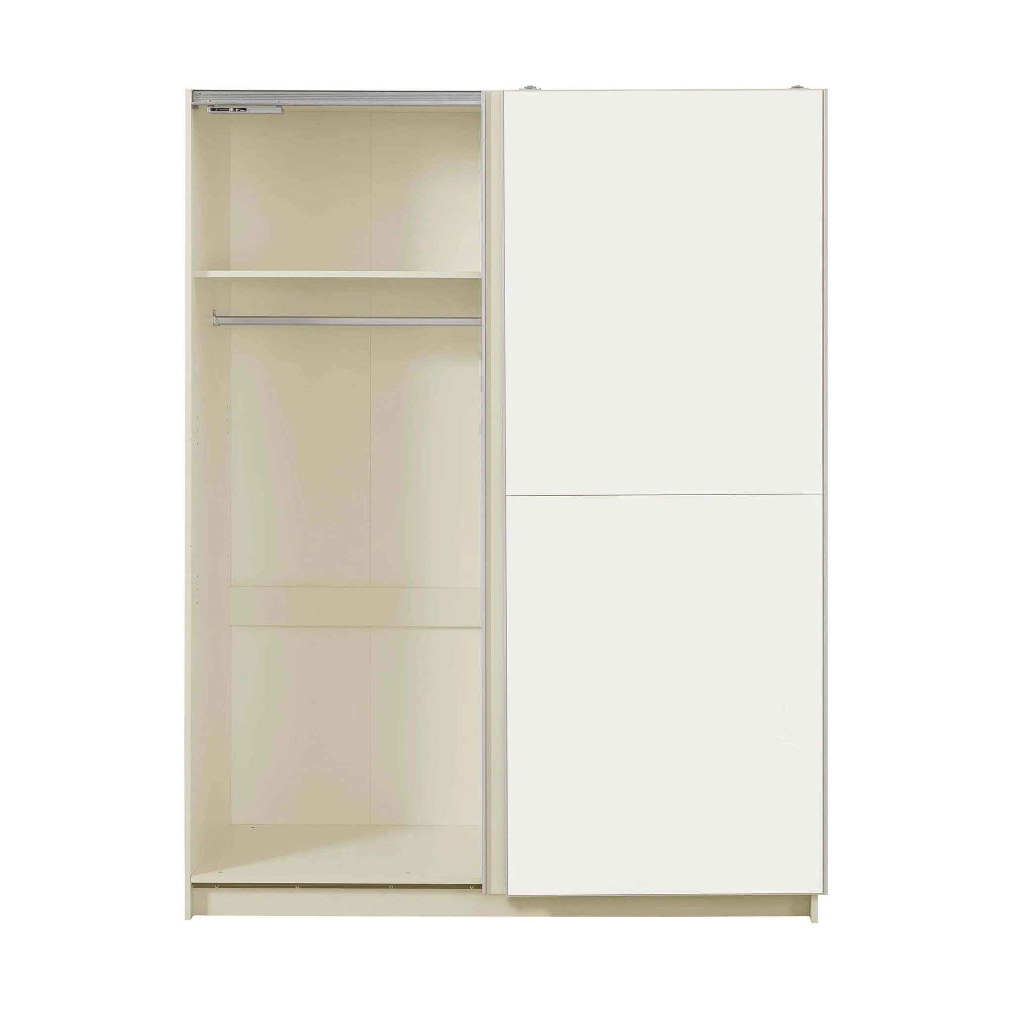 Penelope 150cm 2 Door Sliding Wardrobe - Cream - Image 6