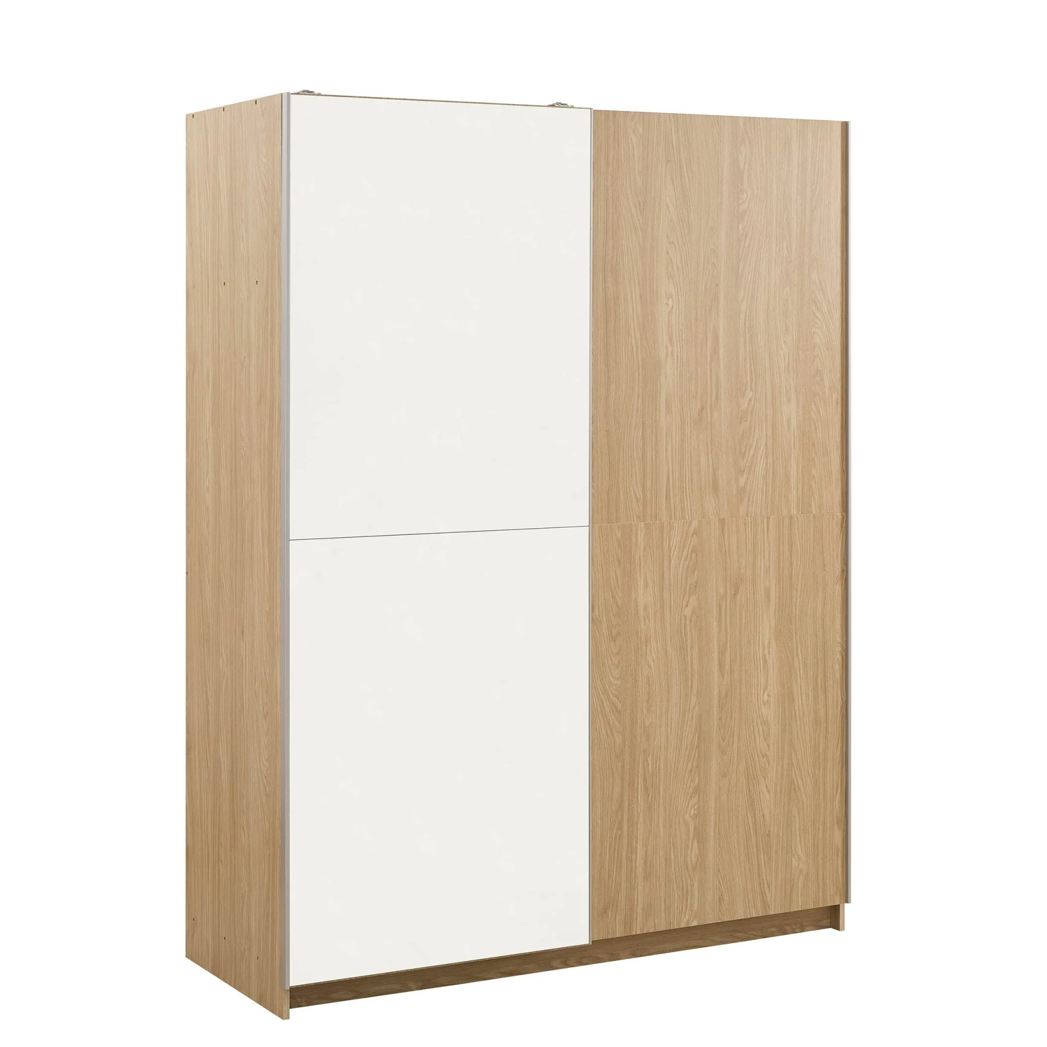 Penelope 150cm 2 Door Sliding Wardrobe - Light Wood - Image 5