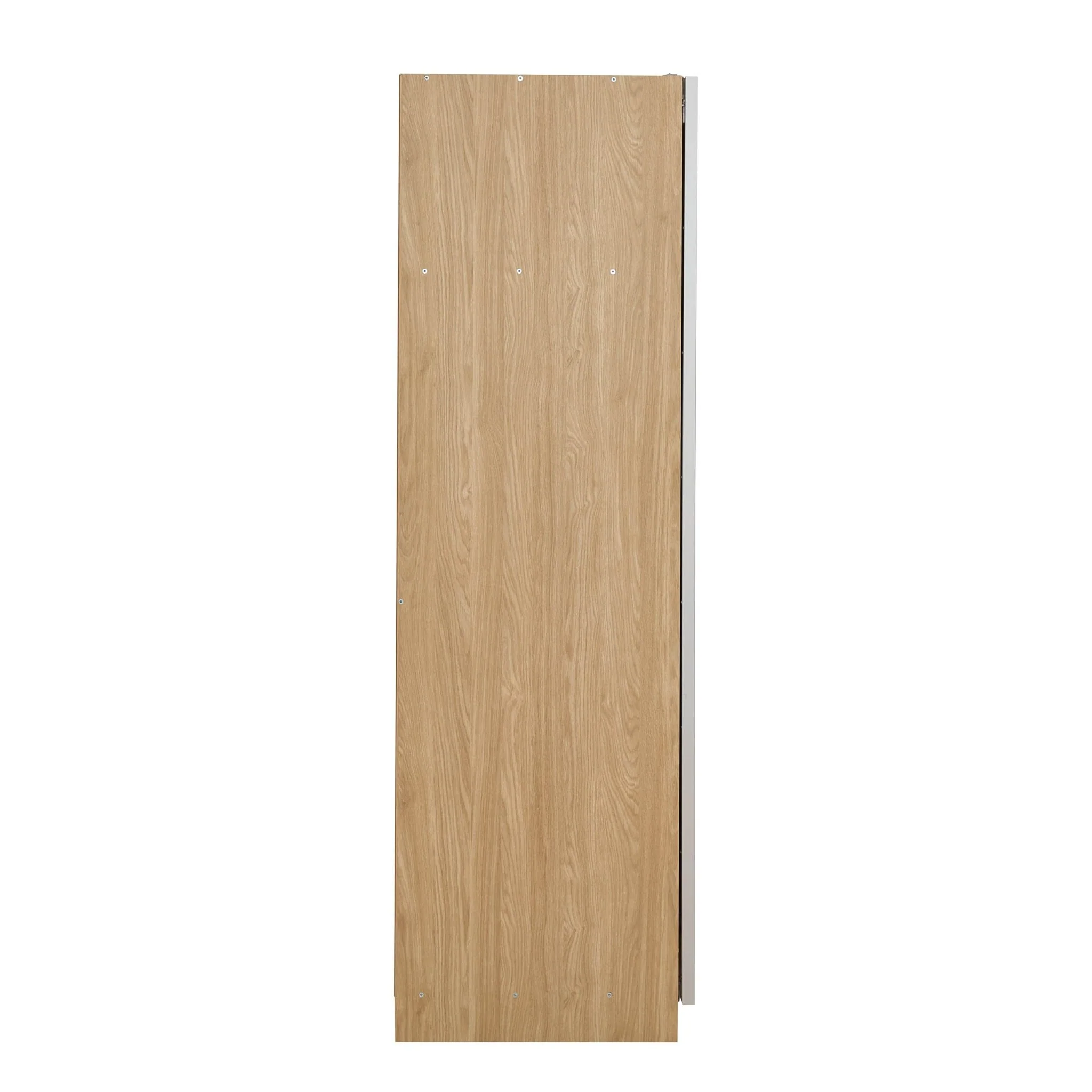 Penelope 150cm 2 Door Sliding Wardrobe - Light Wood - Image 6