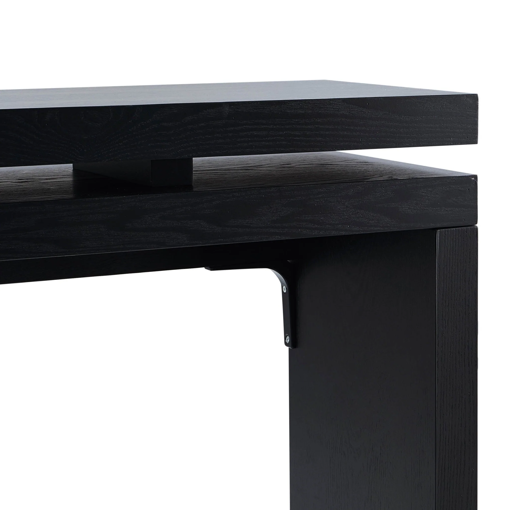 Penny Ash Console Table - Black - Image 6