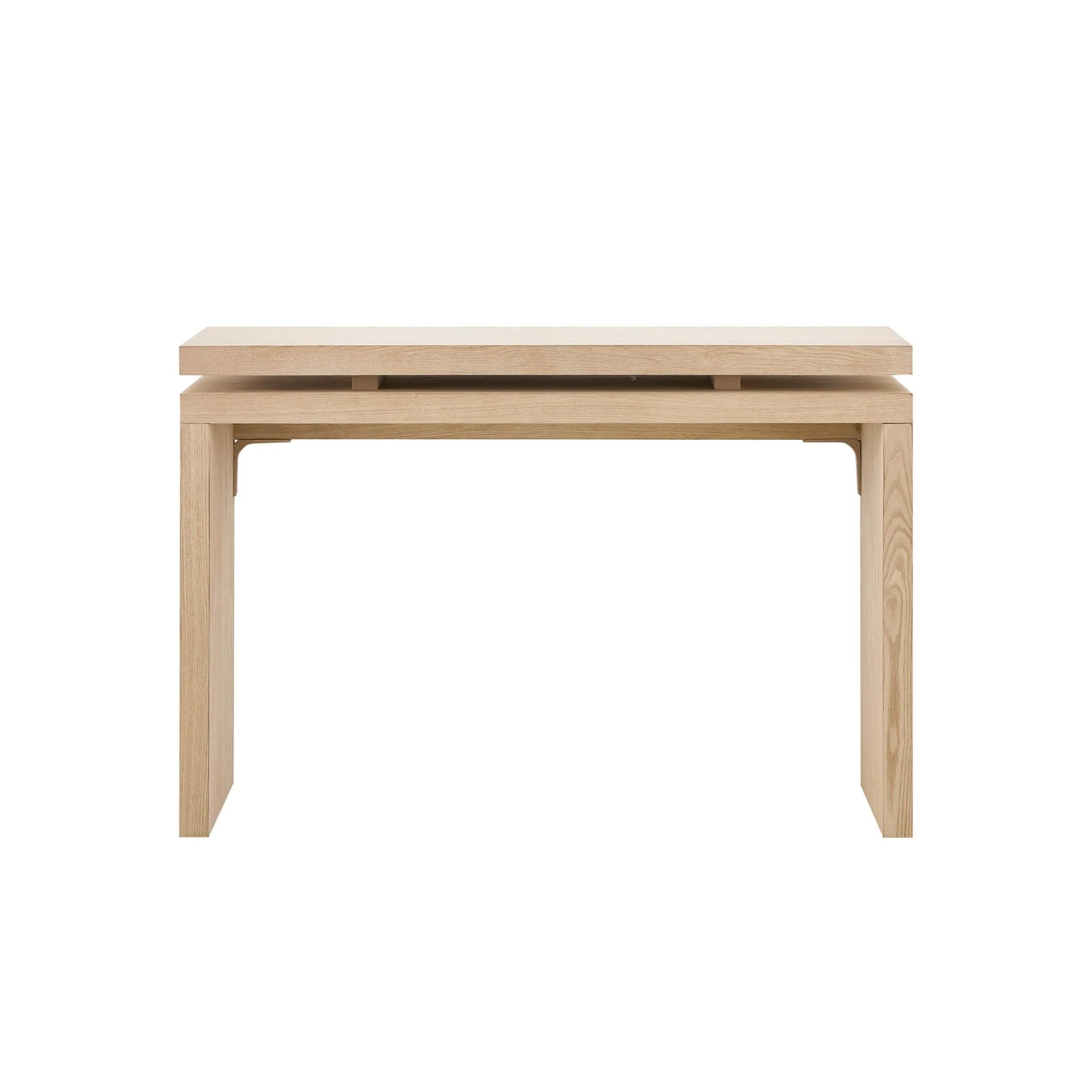 Penny Ash Console Table - Light Wood - Image 3
