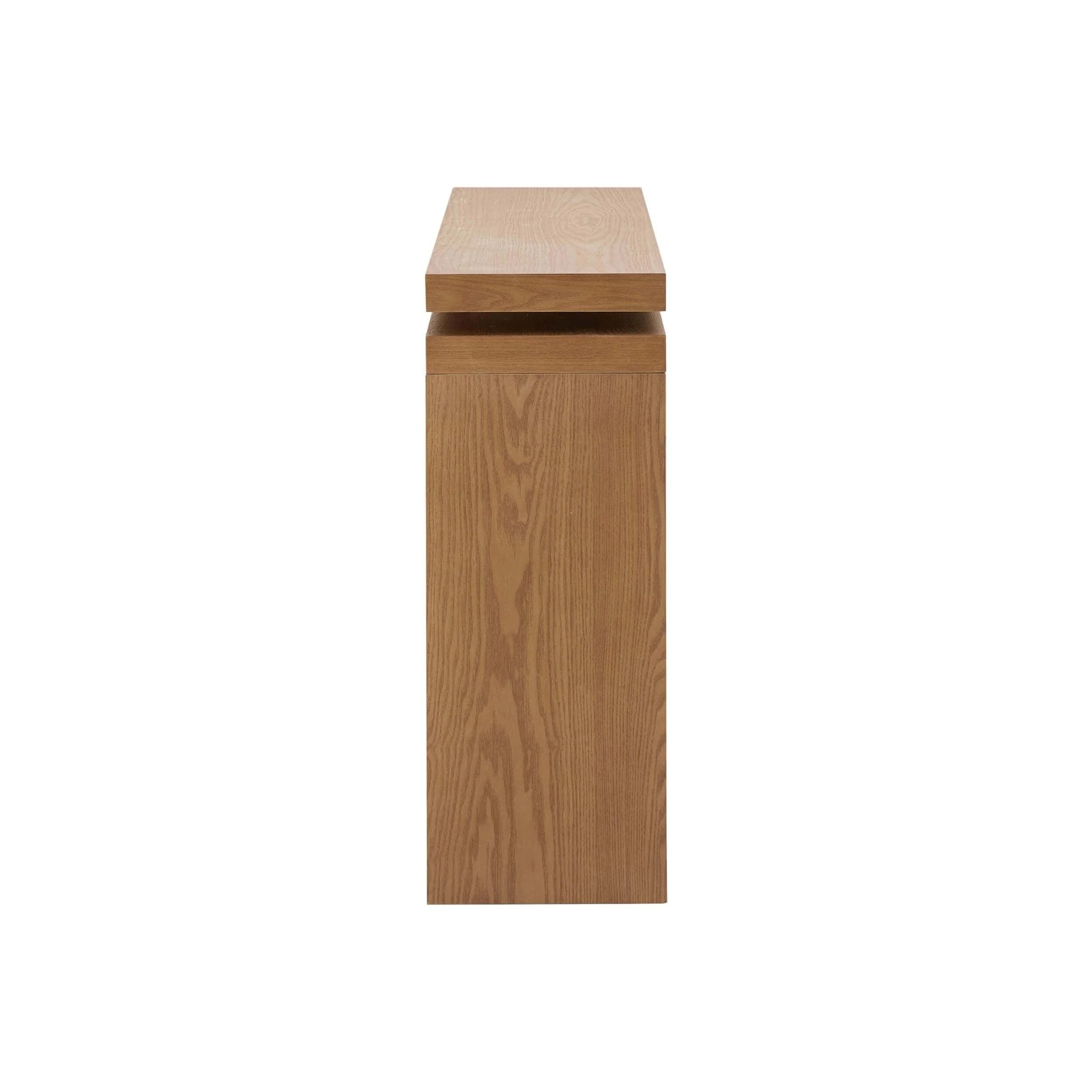 Penny Ash Console Table - Medium Wood - Image 5
