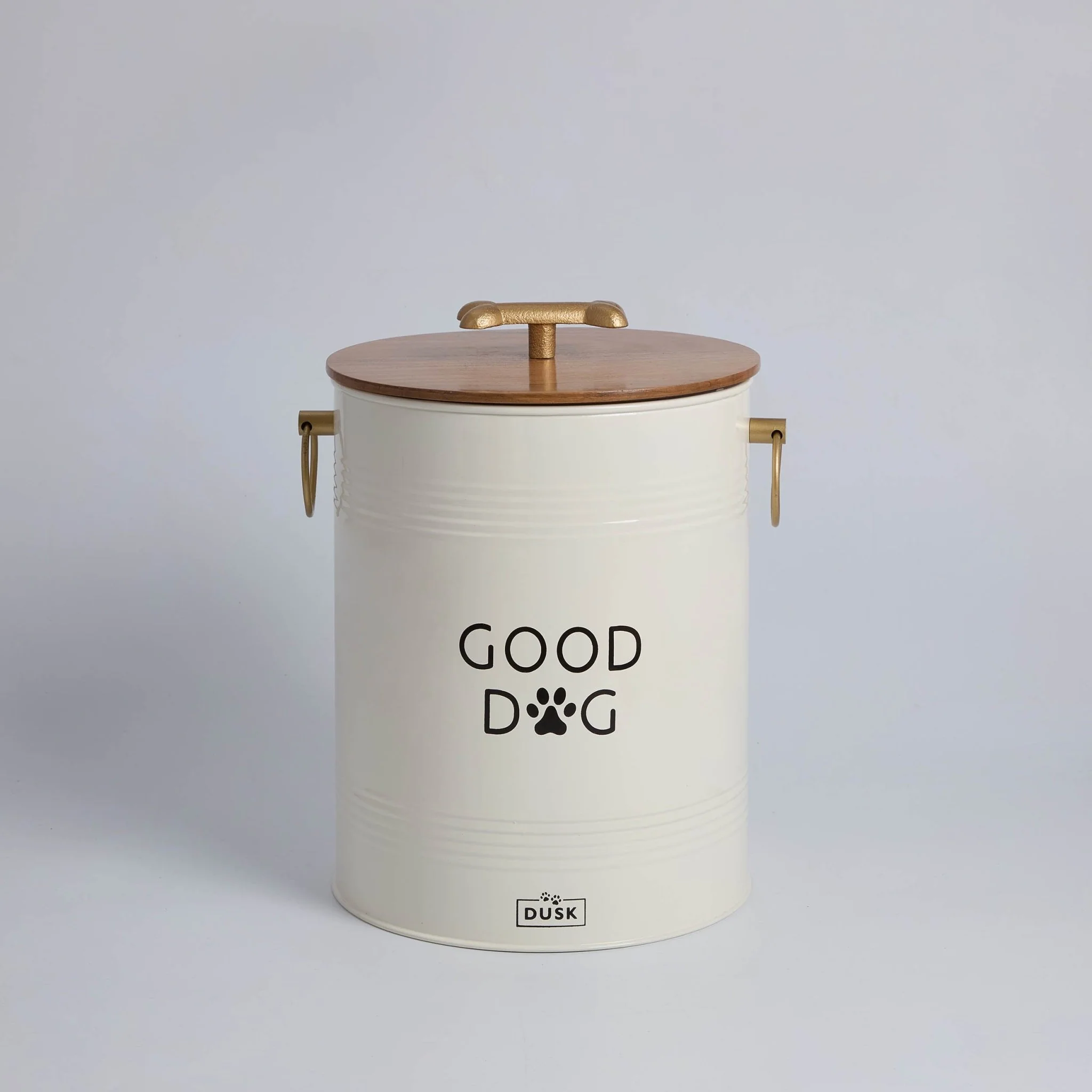 Pet Food Storage Bucket with Wooden Lid - Image 7