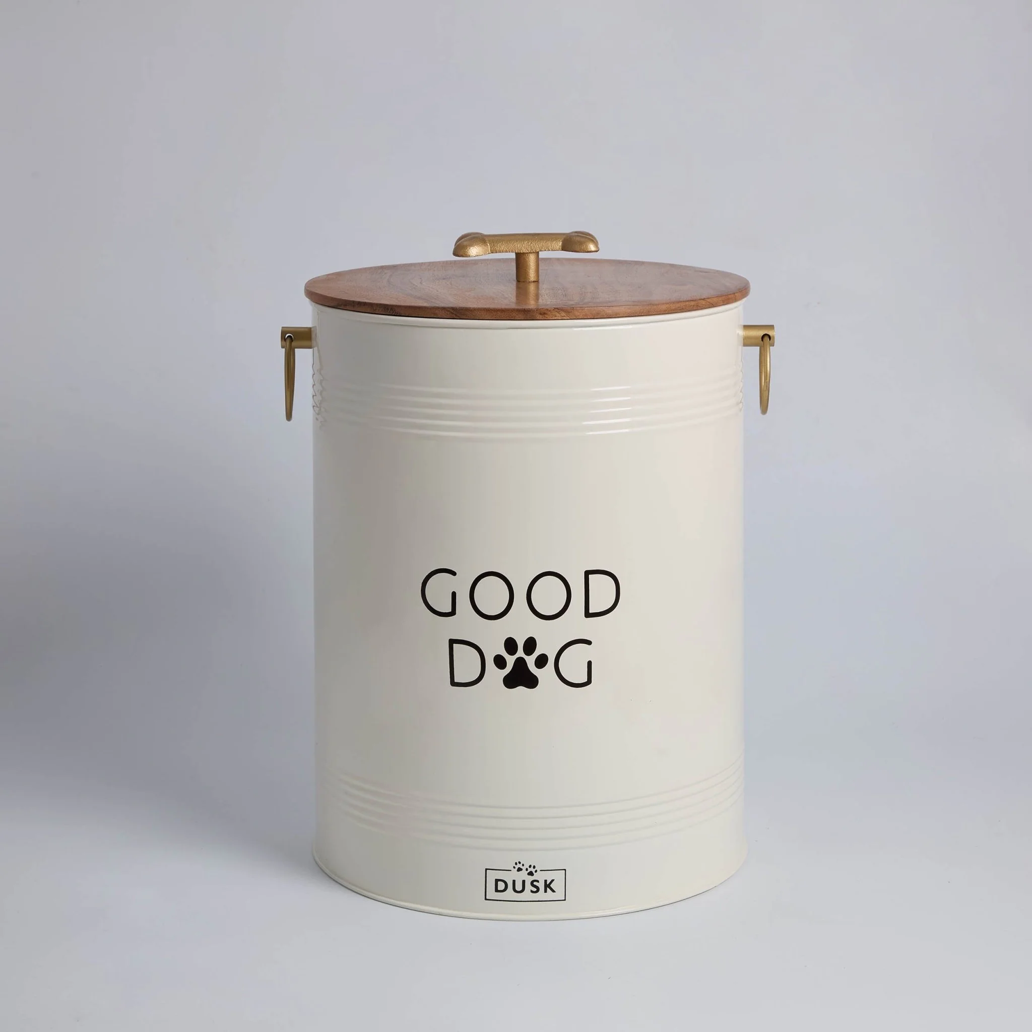 Pet Food Storage Bucket with Wooden Lid - Image 8