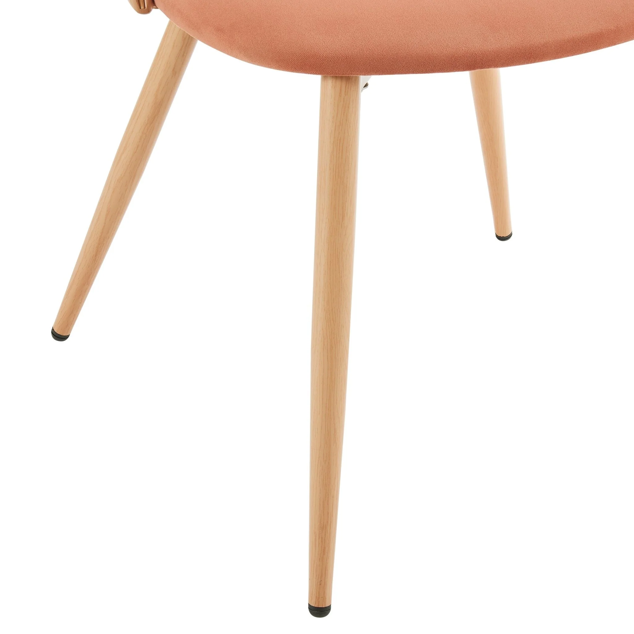 Phoebe Set Of 2 Dining Chairs - Apricot/Natural - Image 7