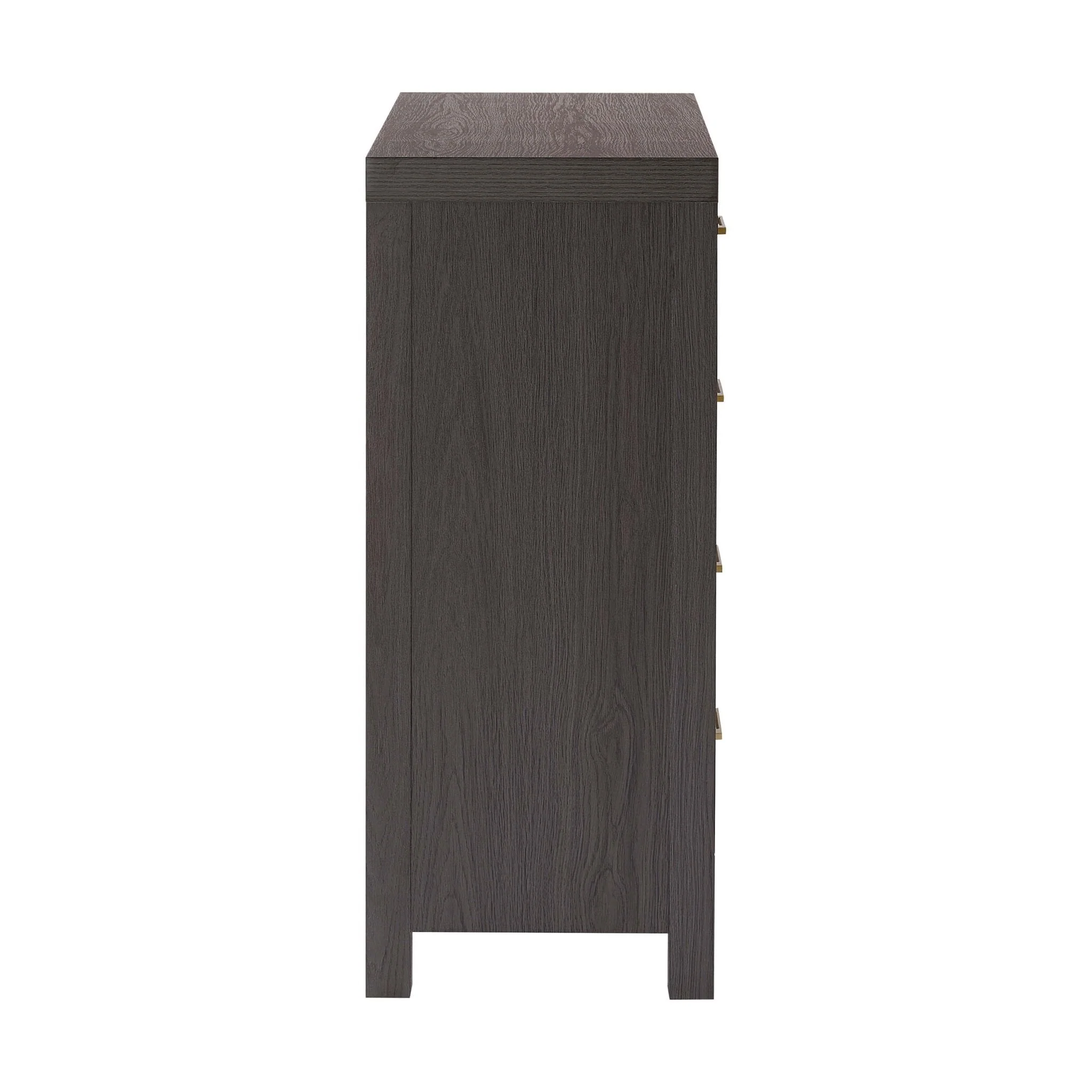 Piper 4 Drawer Chest - Dark Wood - Image 6