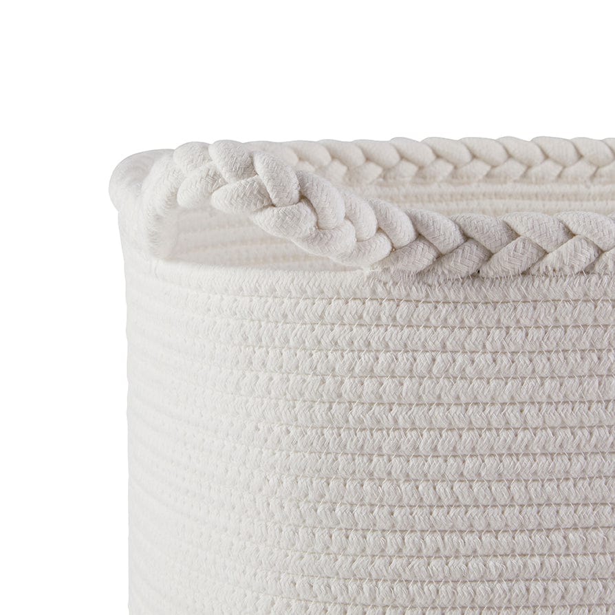 Plait Rope Storage Basket - Off White/Natural - Image 4