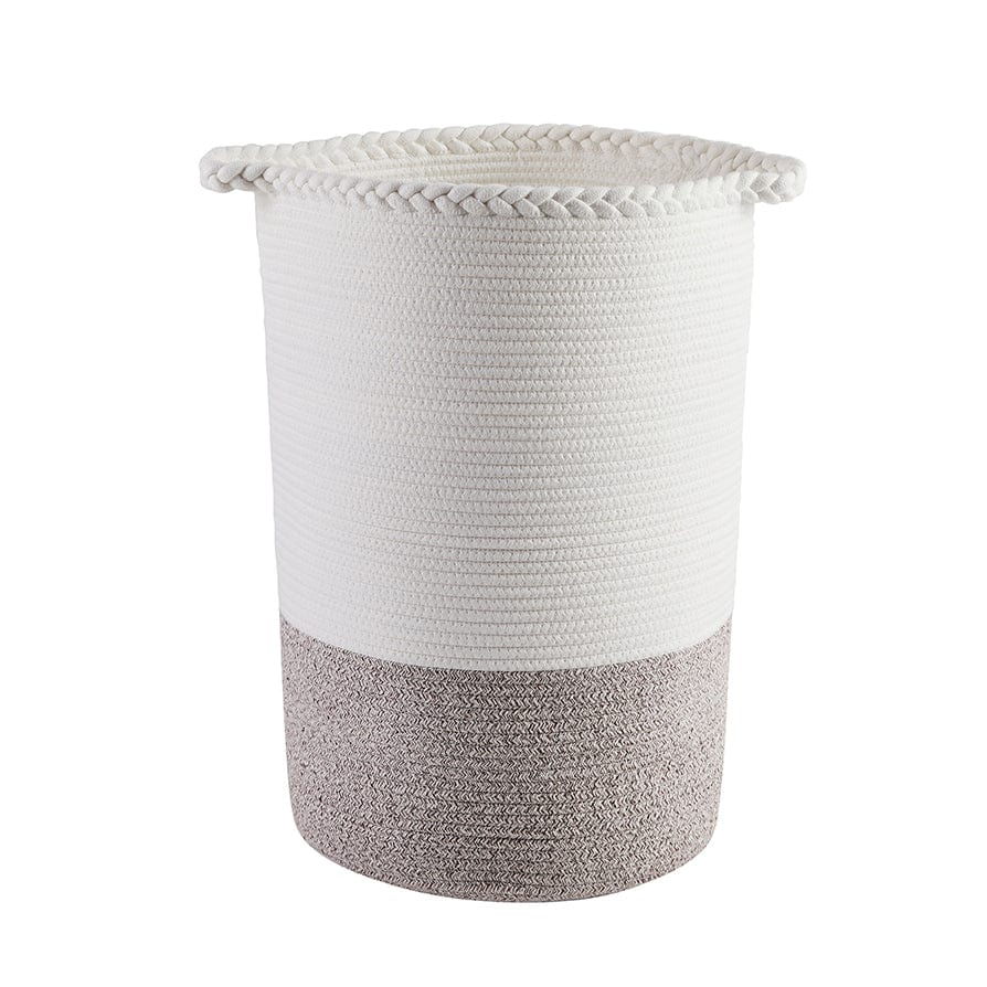 Plait Rope Storage Basket - Off White/Natural - Image 5