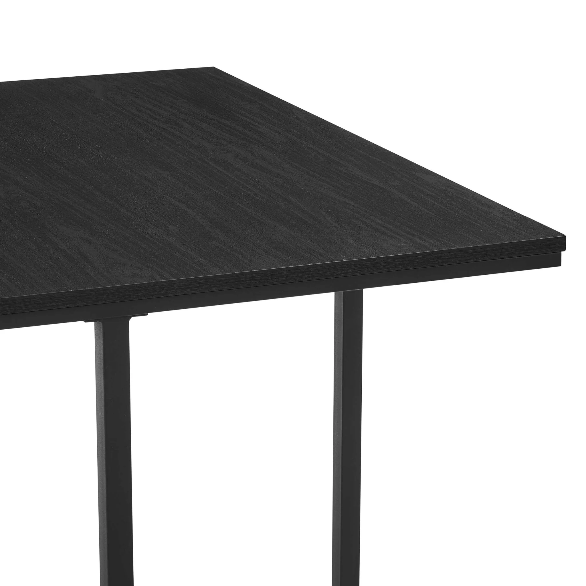 Polly Space Saving Dining Table and Chairs - Black - Image 5