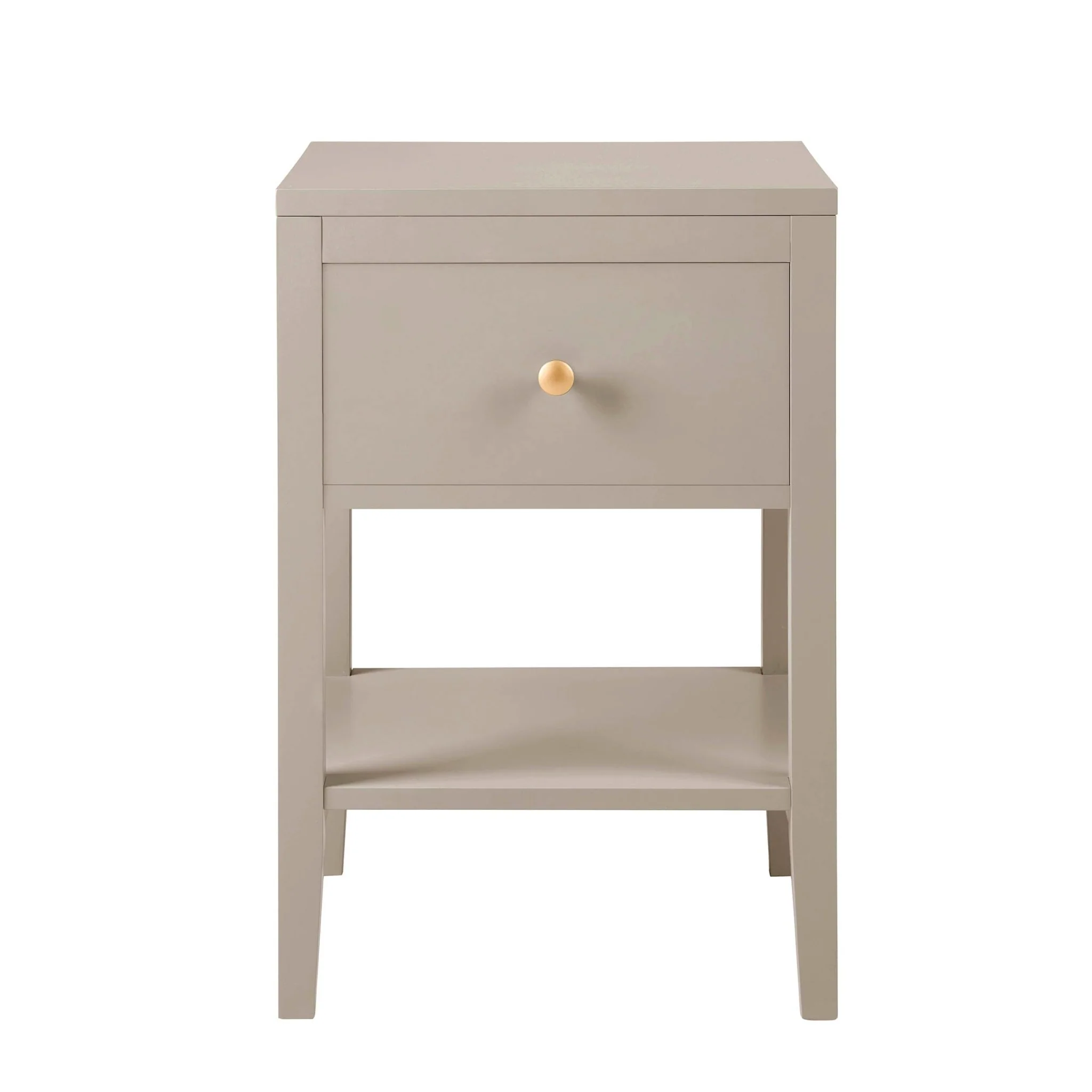 Poppy 1 Drawer Nightstand - Taupe - Image 2