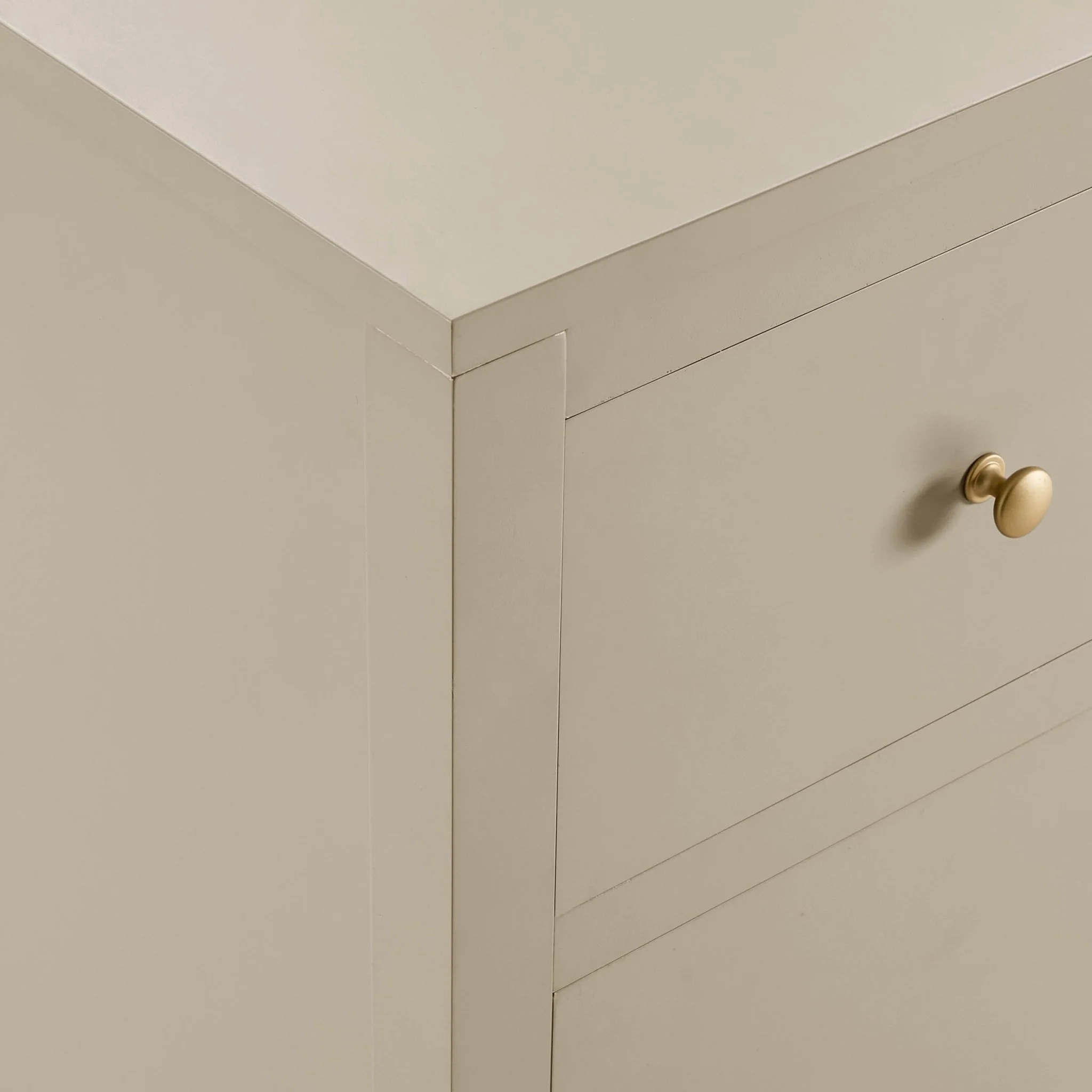 Poppy 3 Door Sideboard with Drawers - Cream - Image 7