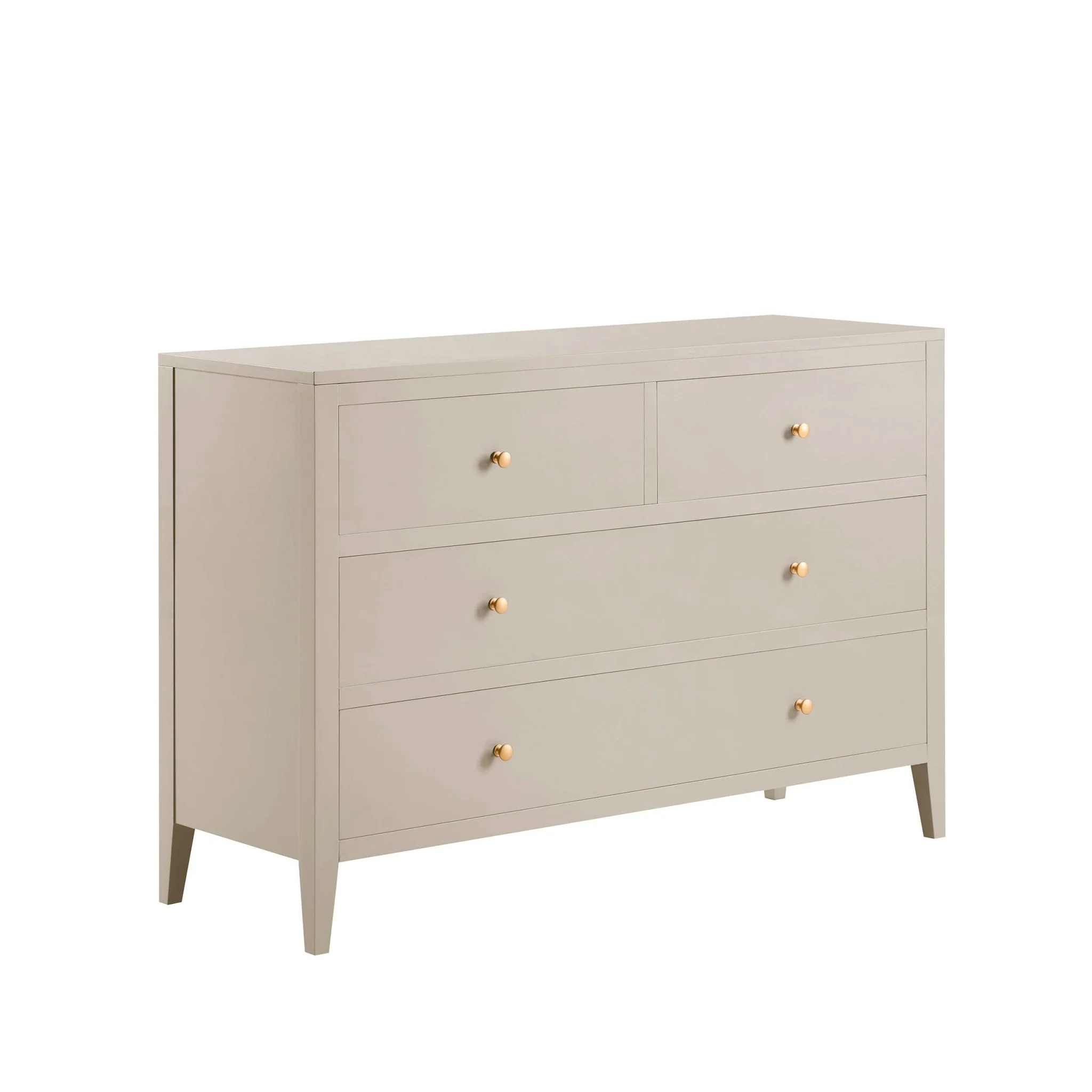 Poppy 4 Drawer Chest - Taupe - Image 3