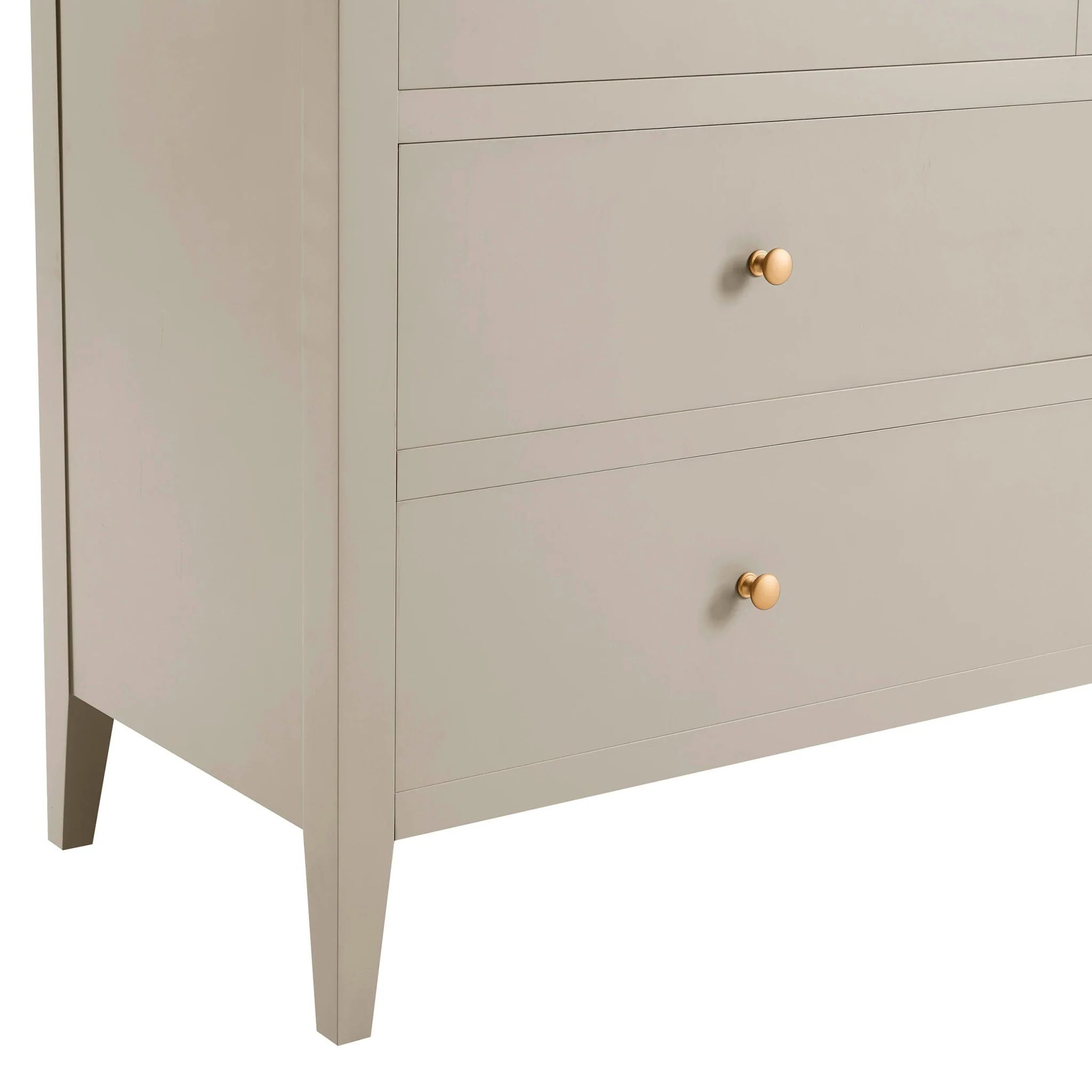 Poppy 4 Drawer Chest - Taupe - Image 5