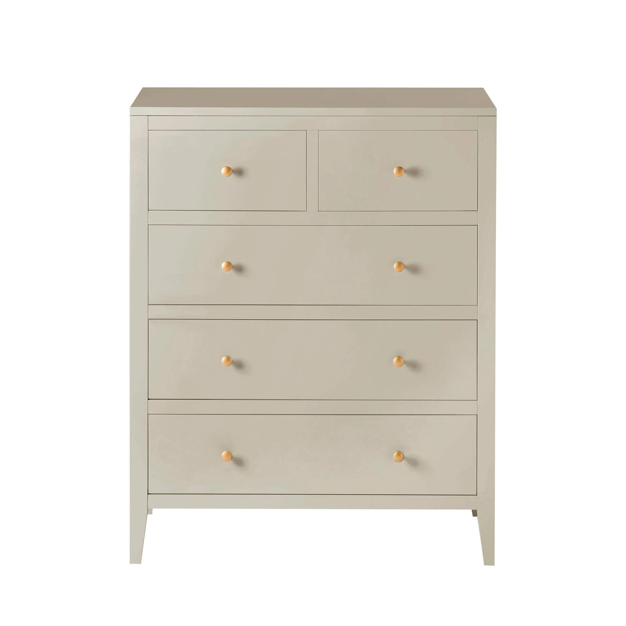 Poppy 5 Drawer Chest - Cream - Image 2