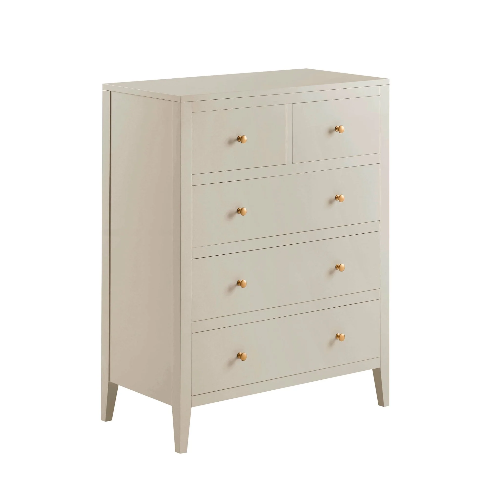 Poppy 5 Drawer Chest - Cream - Image 3