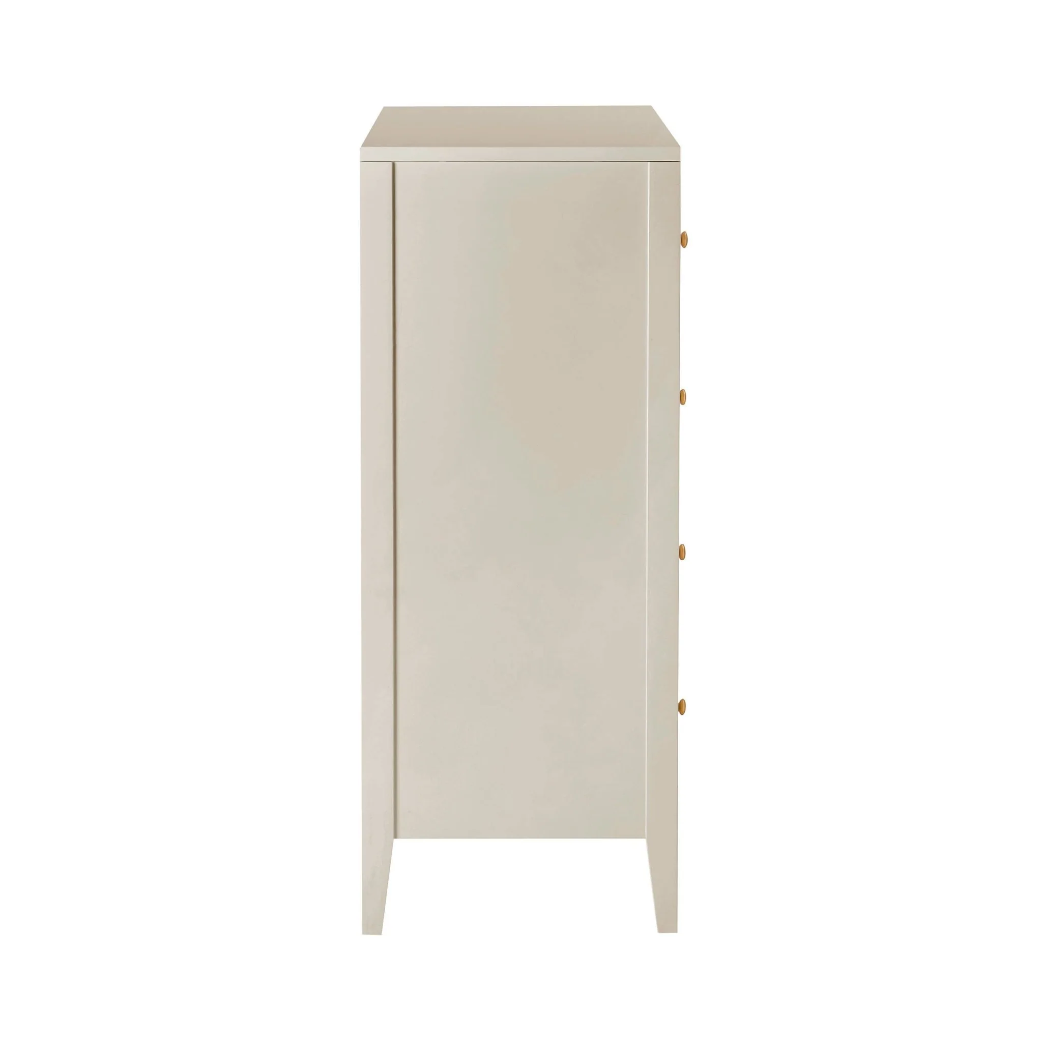 Poppy 5 Drawer Chest - Cream - Image 4
