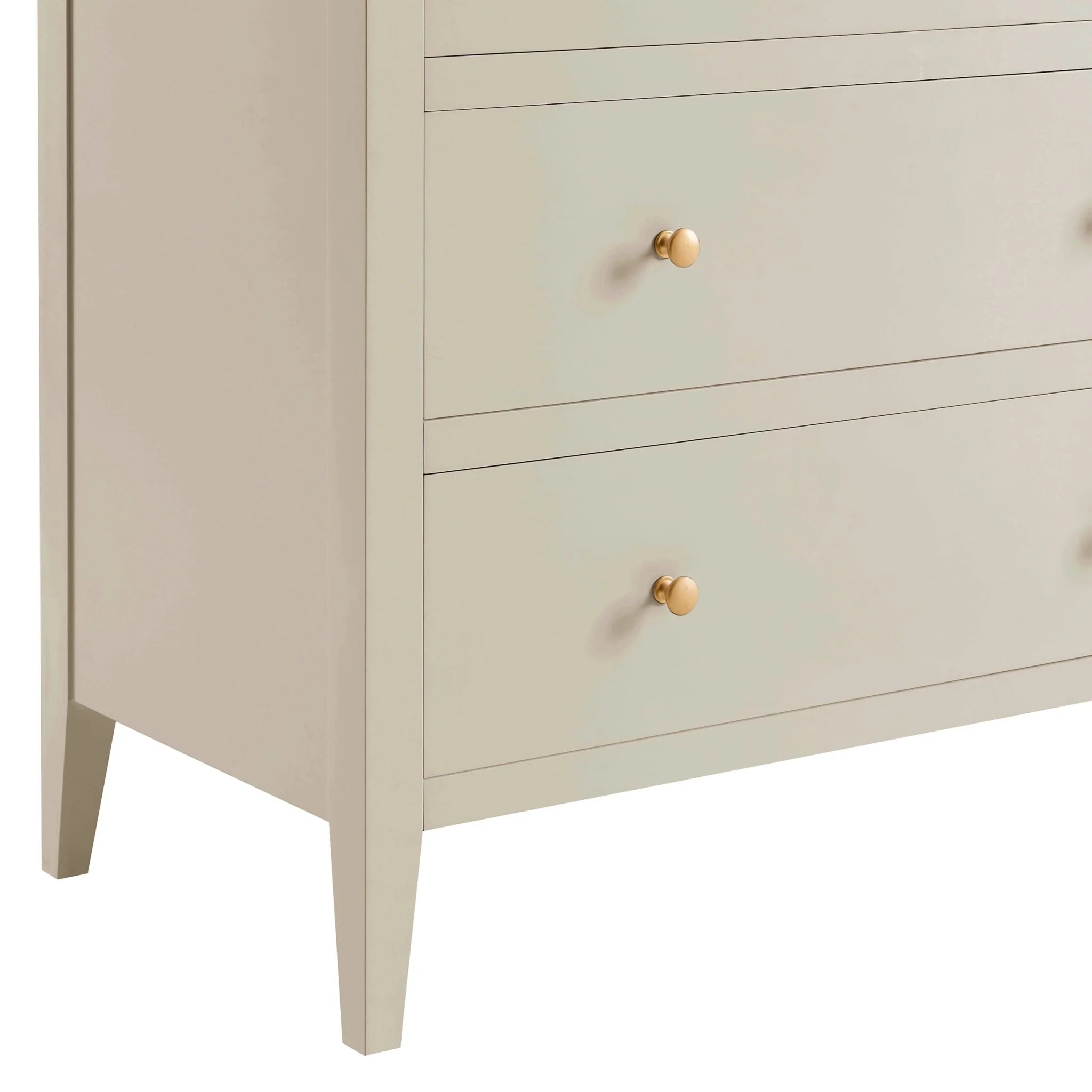 Poppy 5 Drawer Chest - Cream - Image 5