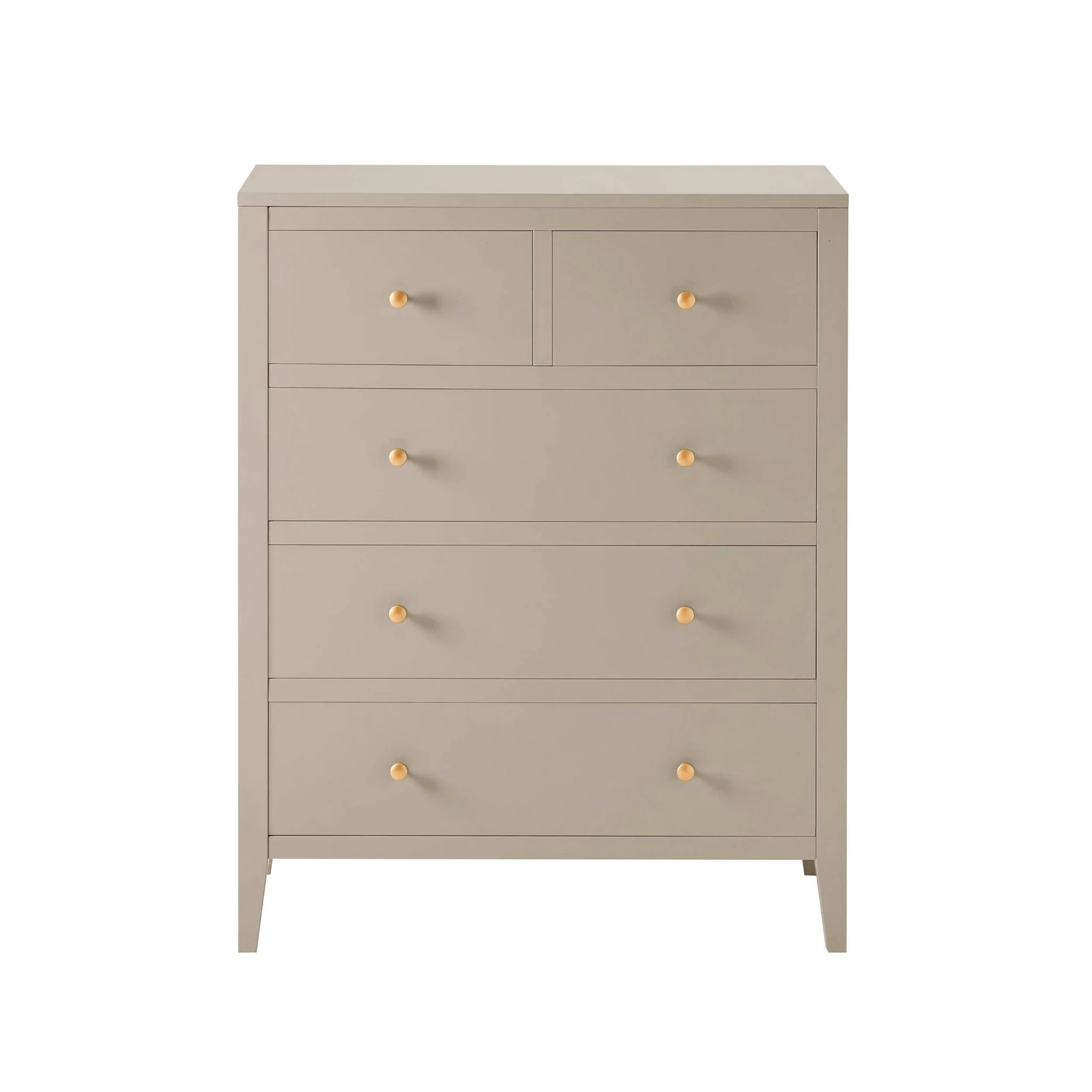 Poppy 5 Drawer Chest - Taupe - Image 2