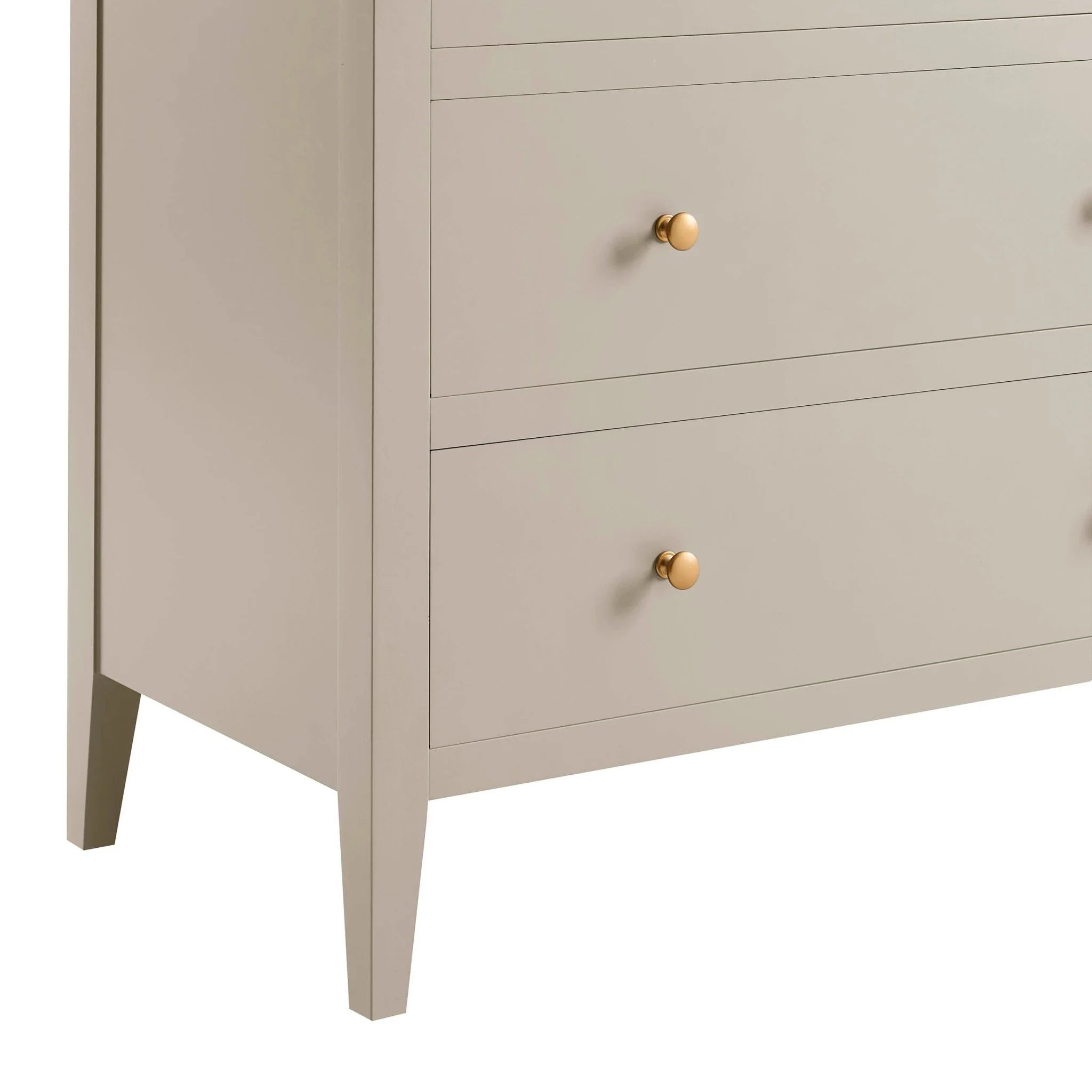 Poppy 5 Drawer Chest - Taupe - Image 5