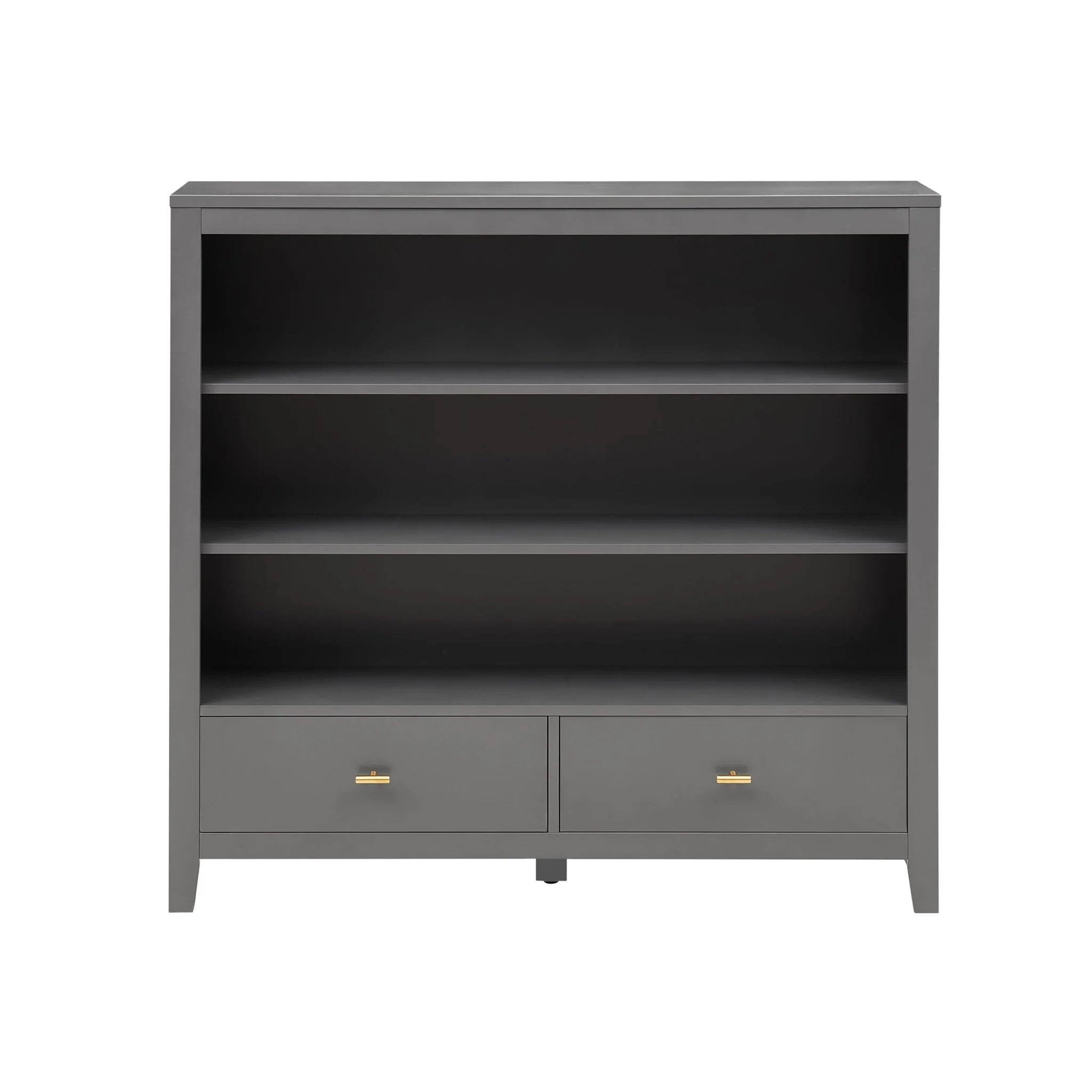 Poppy Bookshelf with Drawer - Charcoal - Image 3