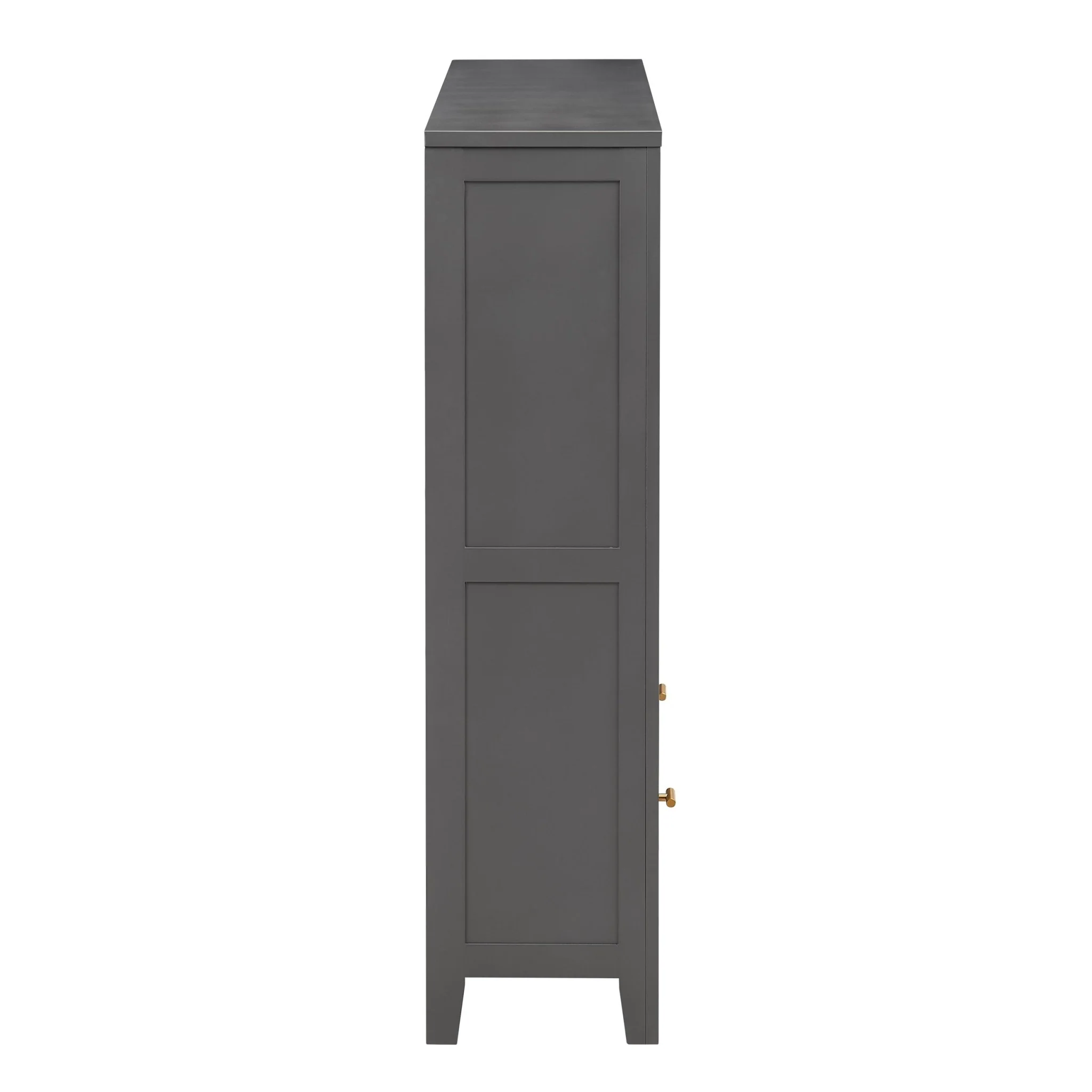 Poppy Bookshelf with Drawer - Charcoal - Image 4