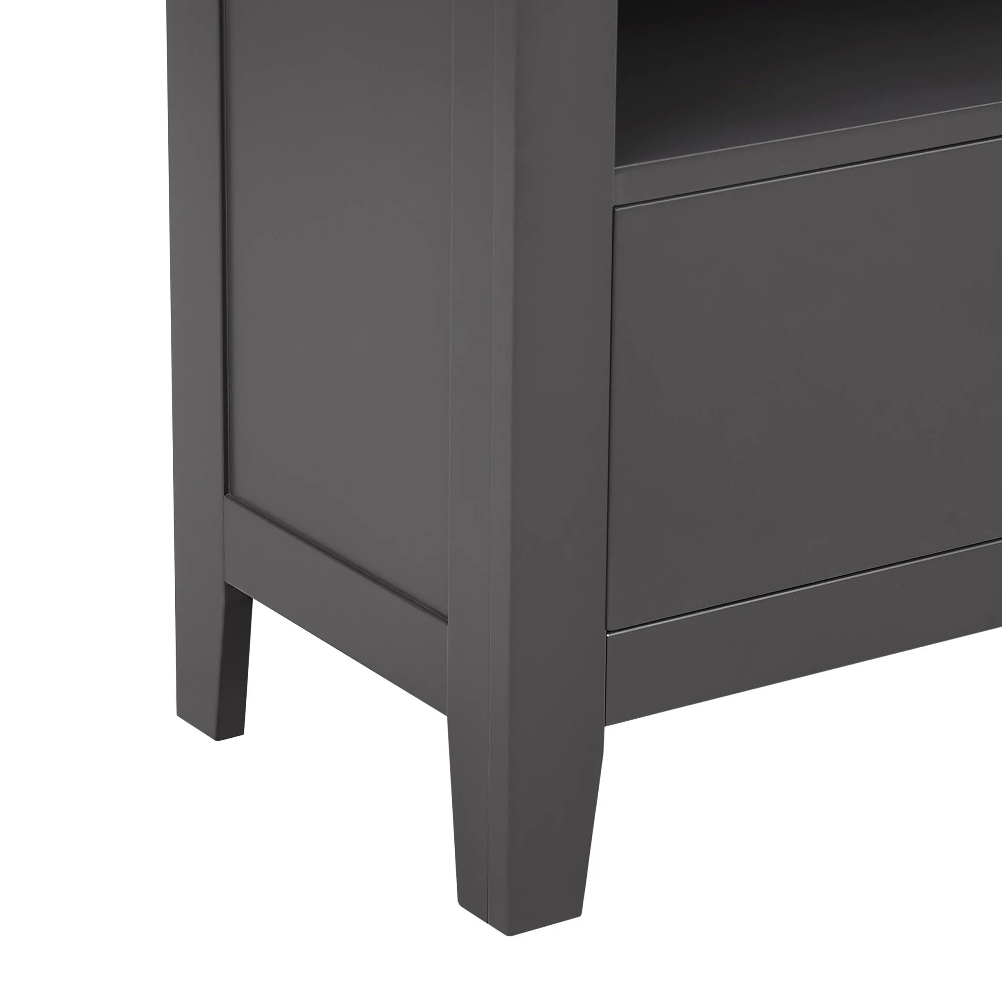 Poppy Bookshelf with Drawer - Charcoal - Image 6